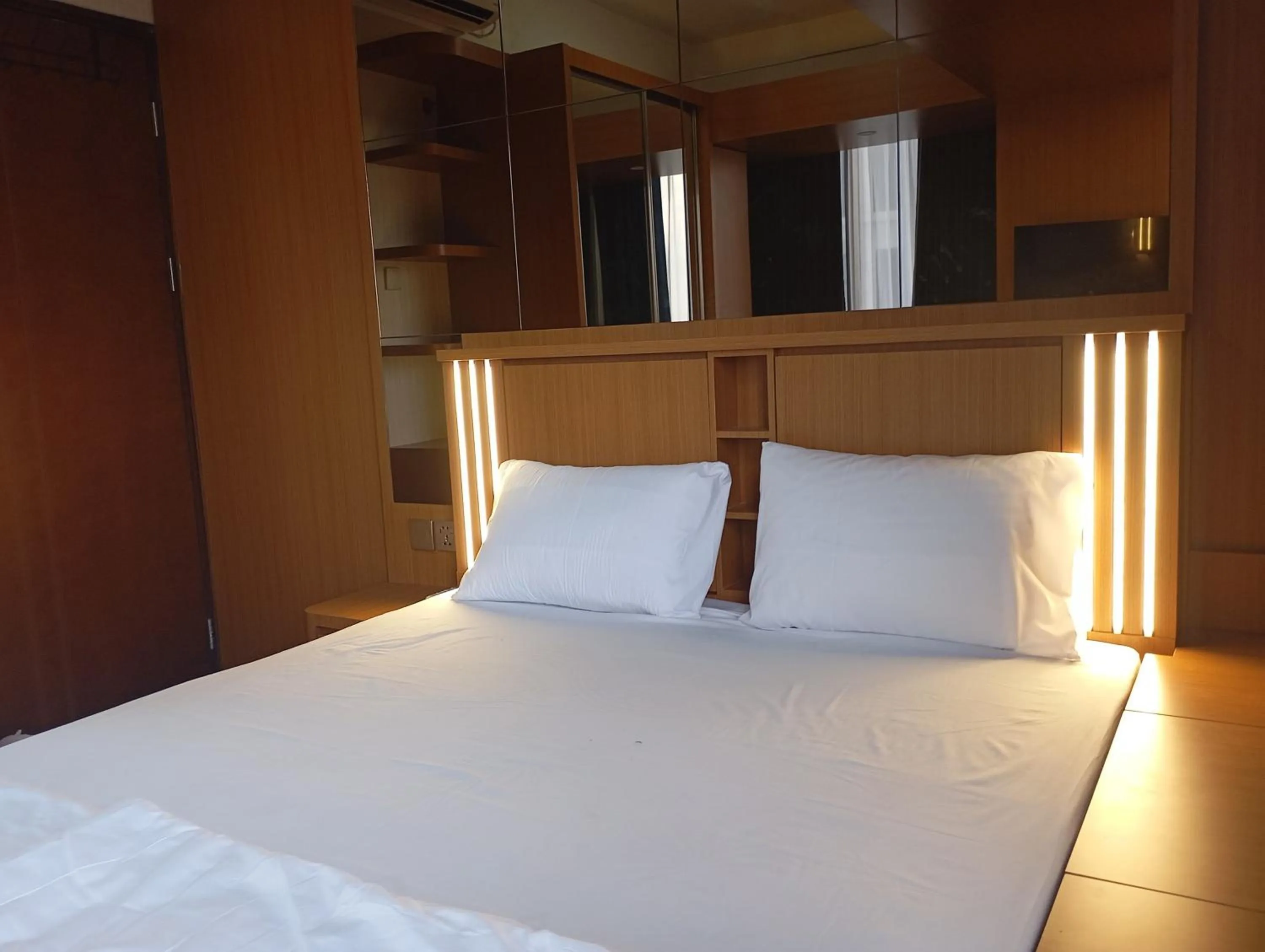 Bedroom, Bed in SleepRest @ Pollux Habibie