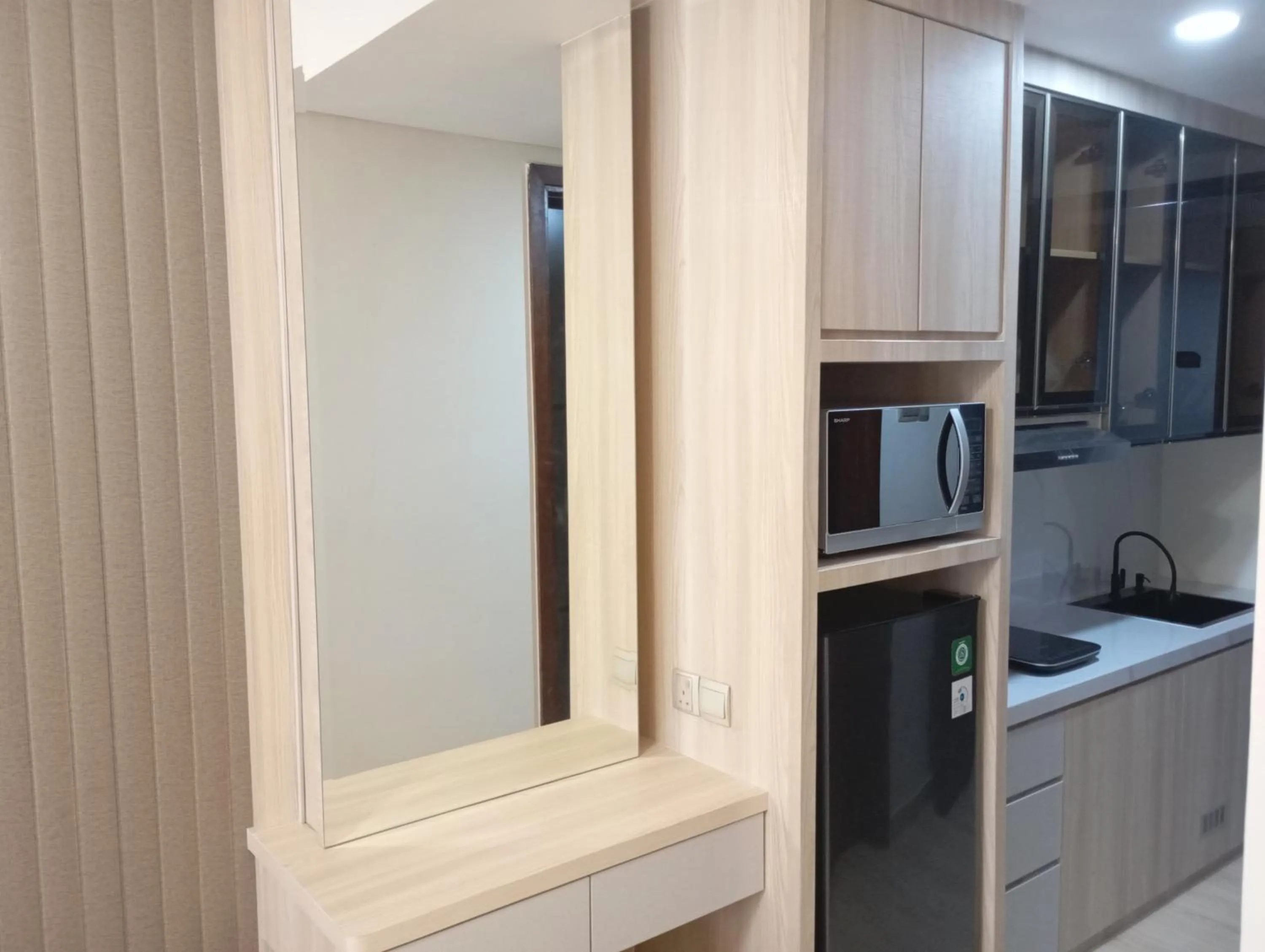 Kitchen or kitchenette in SleepRest @ Pollux Habibie