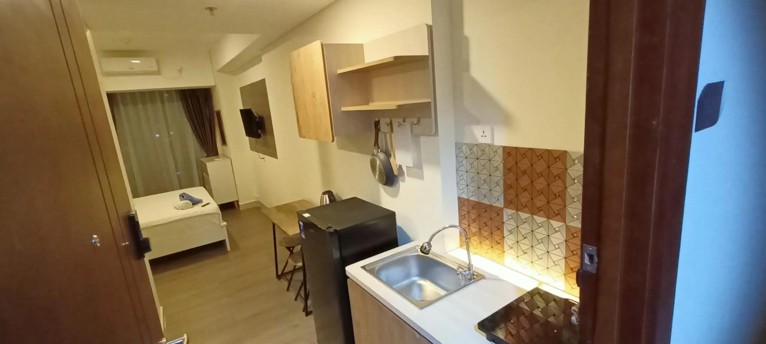 Kitchen or kitchenette in SleepRest @ Pollux Habibie