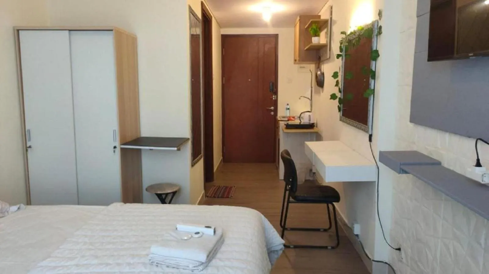 Bedroom, Bed in SleepRest @ Pollux Habibie