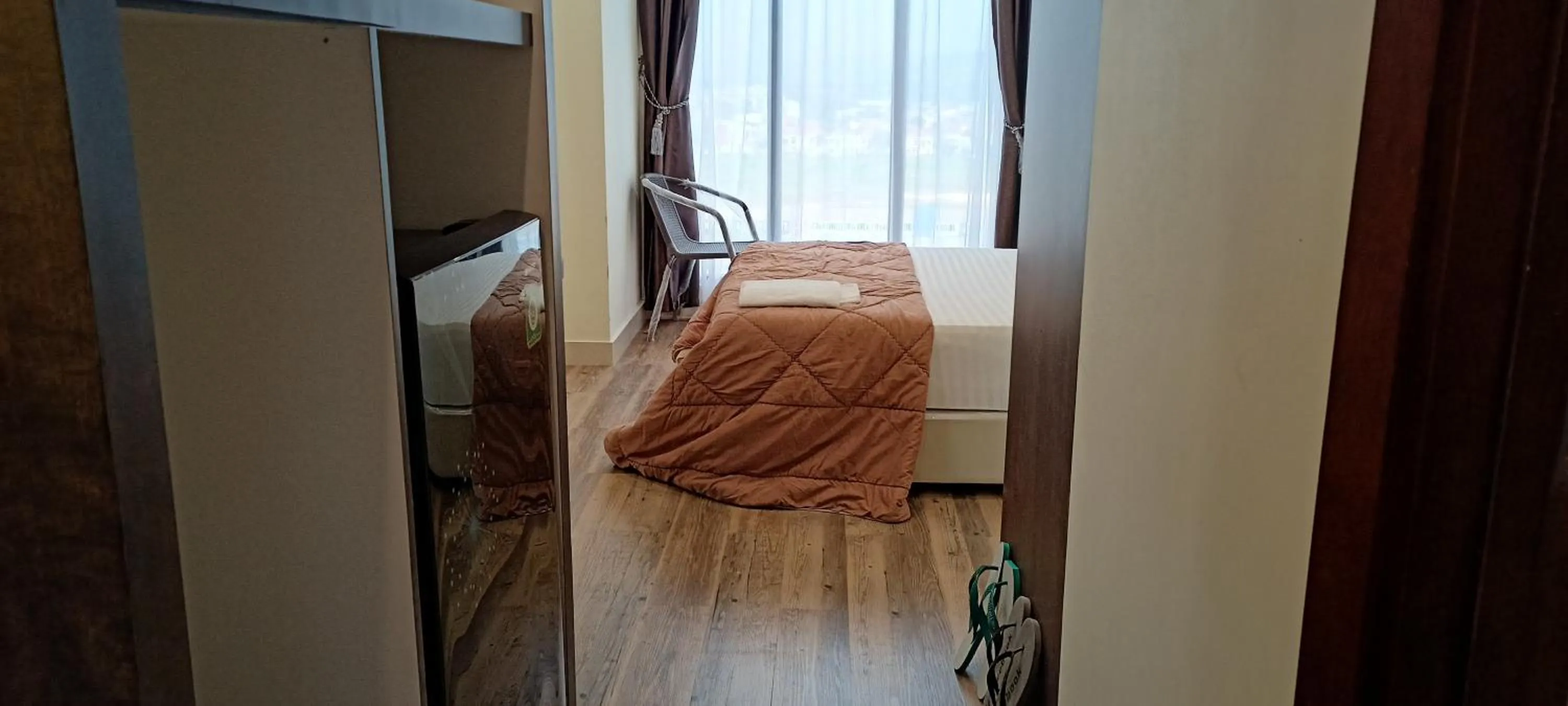 Bedroom, Bed in SleepRest @ Pollux Habibie