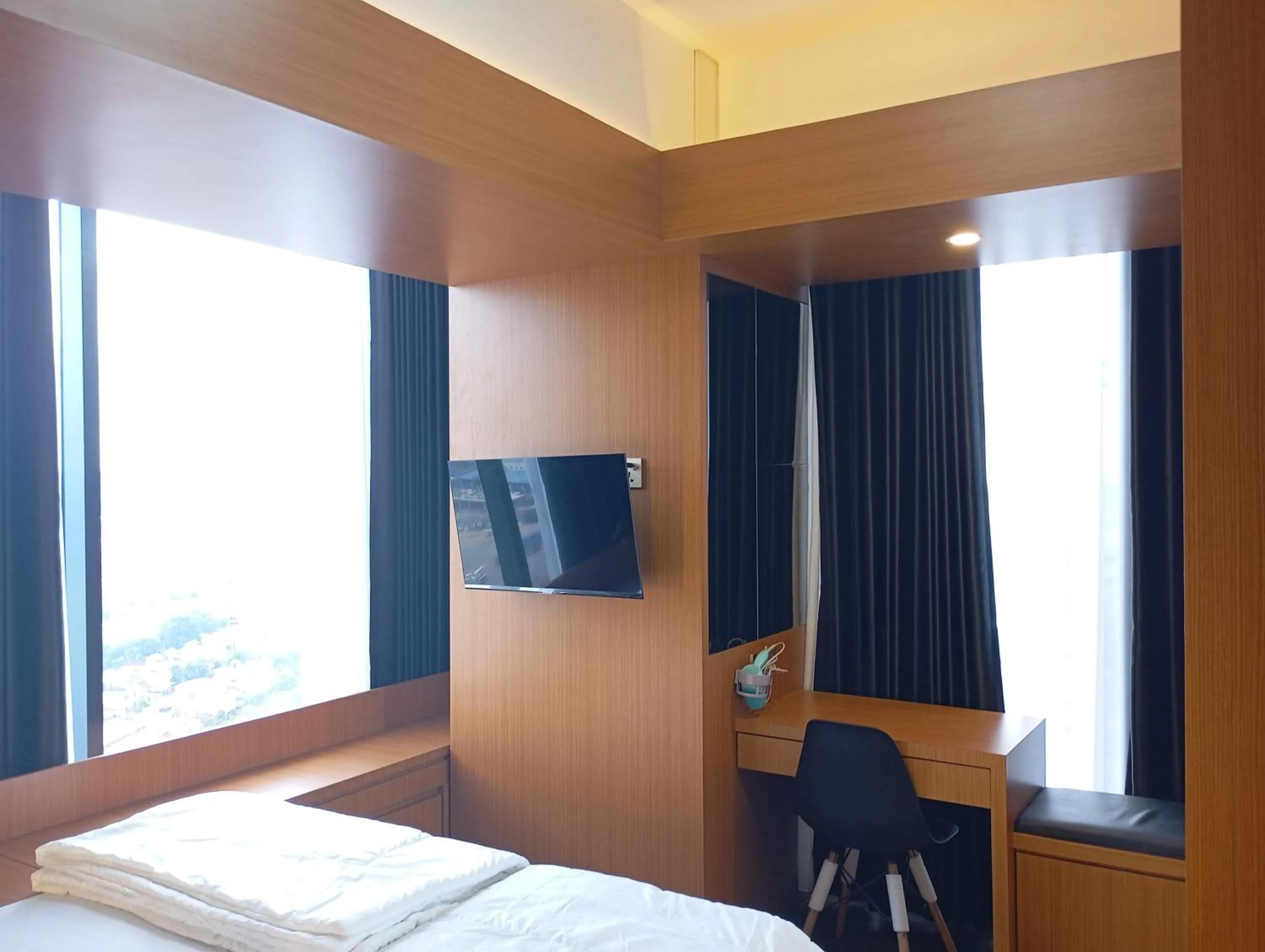 Bedroom, Bed in SleepRest @ Pollux Habibie