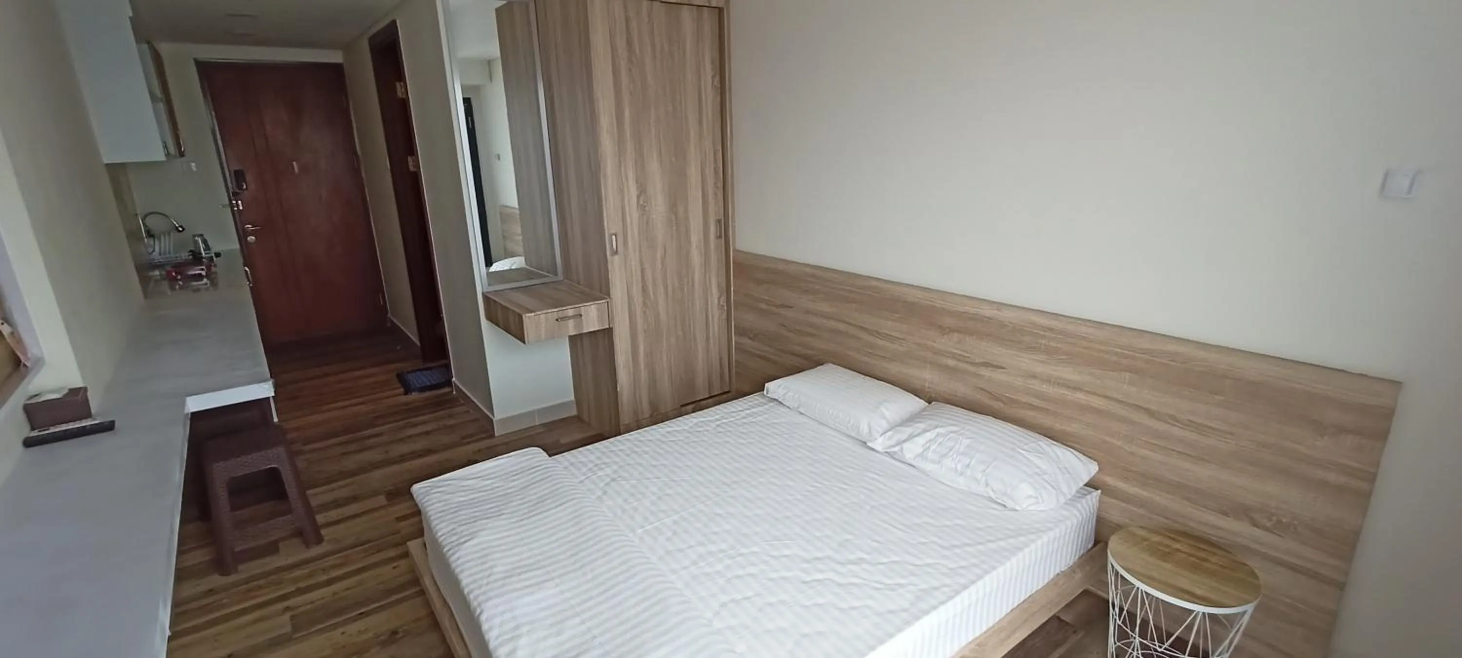 Bedroom, Bed in SleepRest @ Pollux Habibie