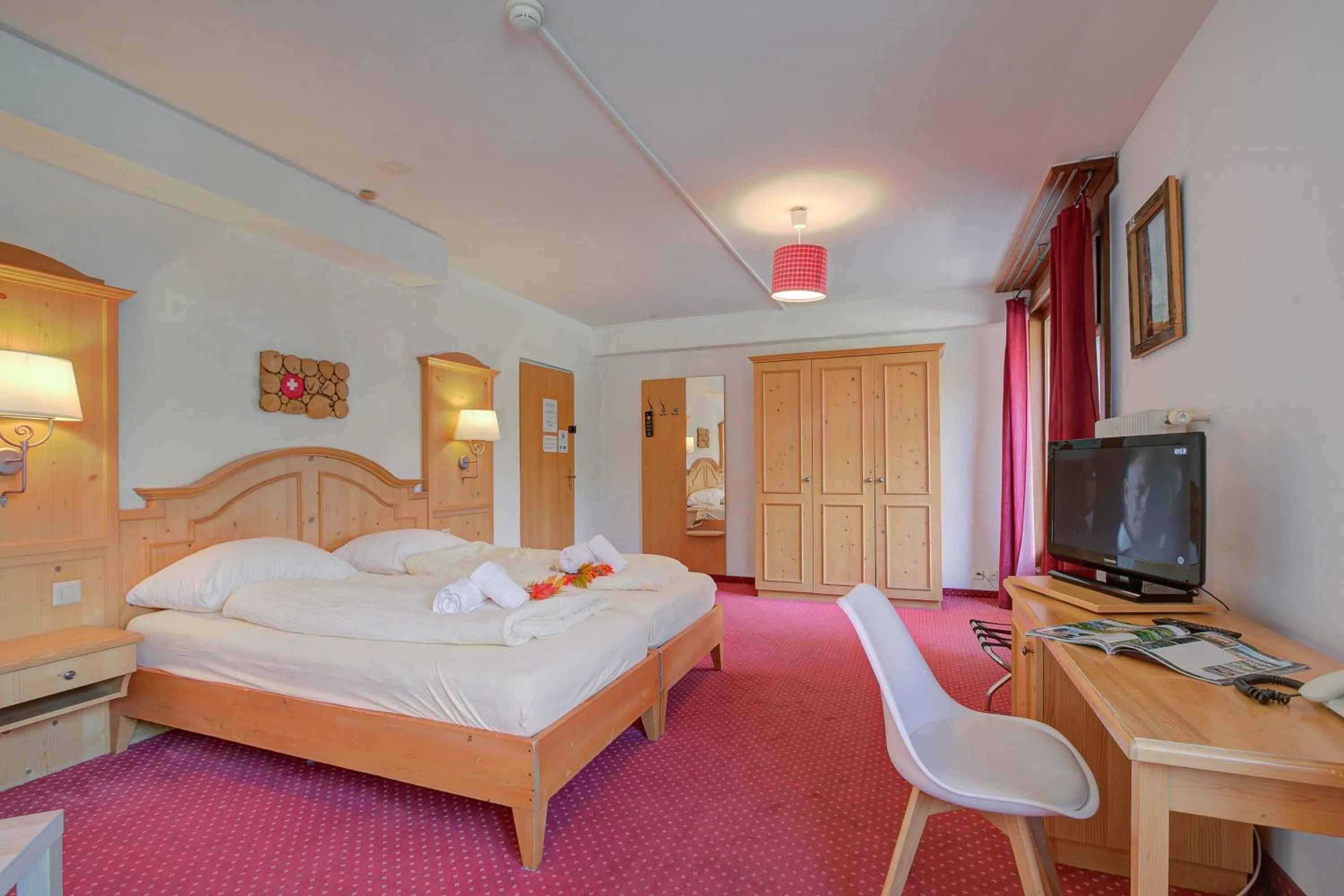 Bed in Hotel Relais Alpin