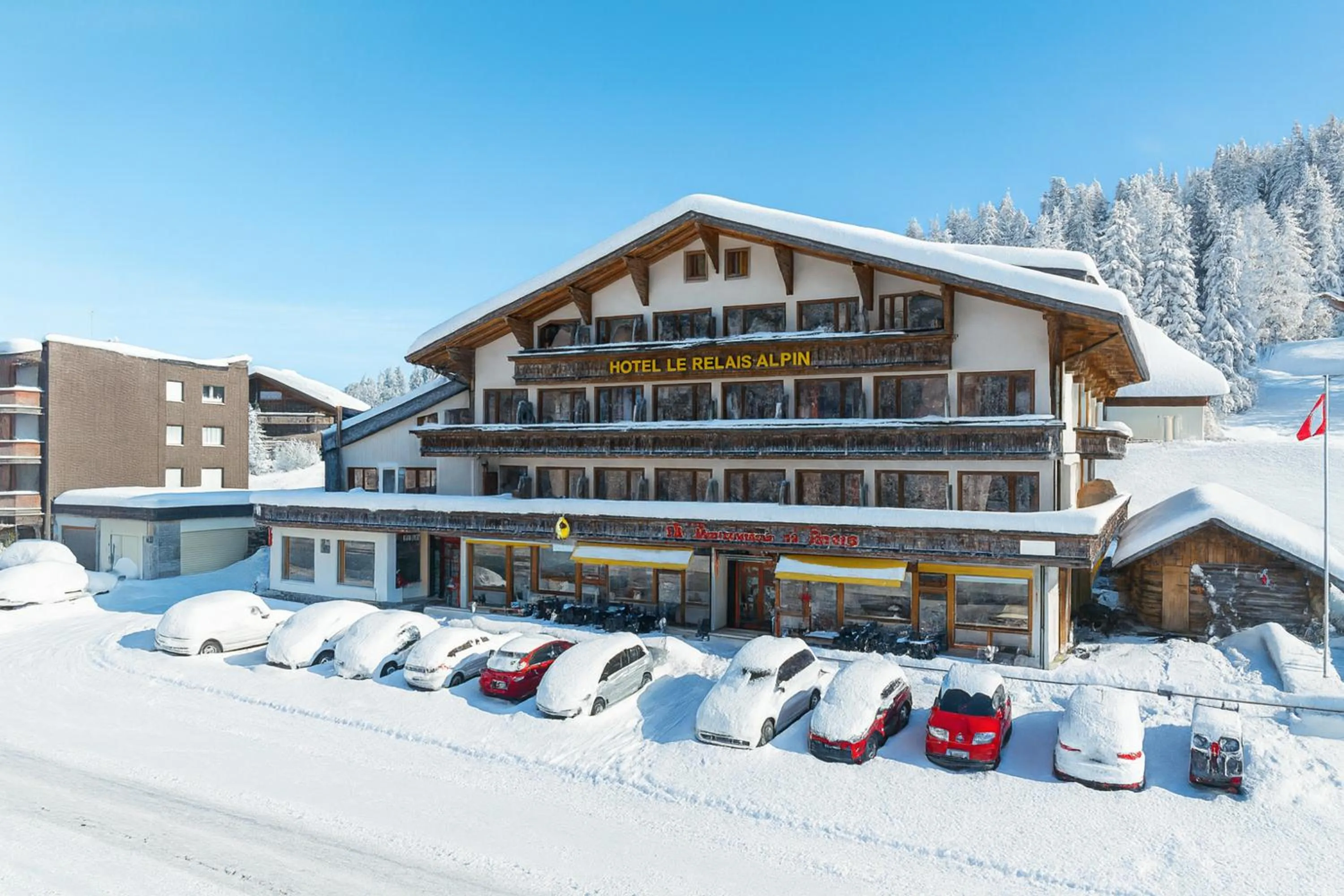 Property building in Hotel Relais Alpin