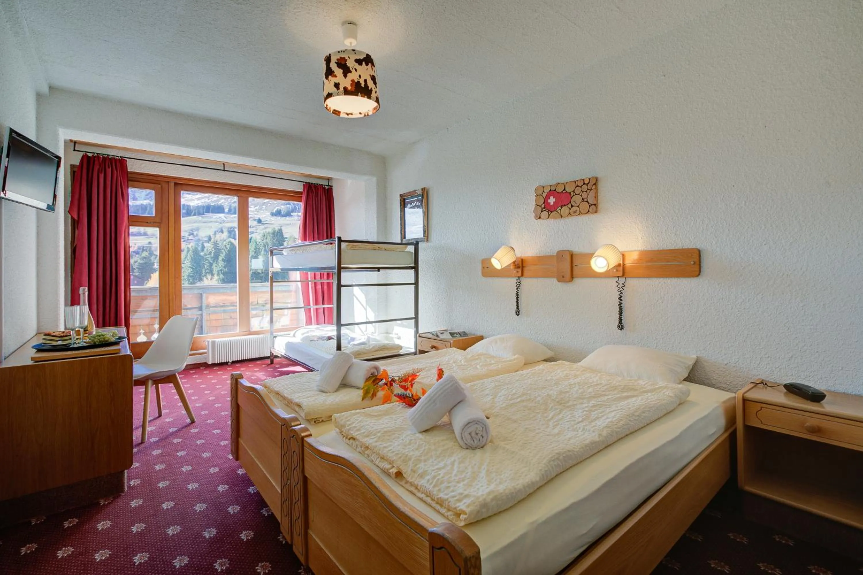 Bed in Hotel Relais Alpin