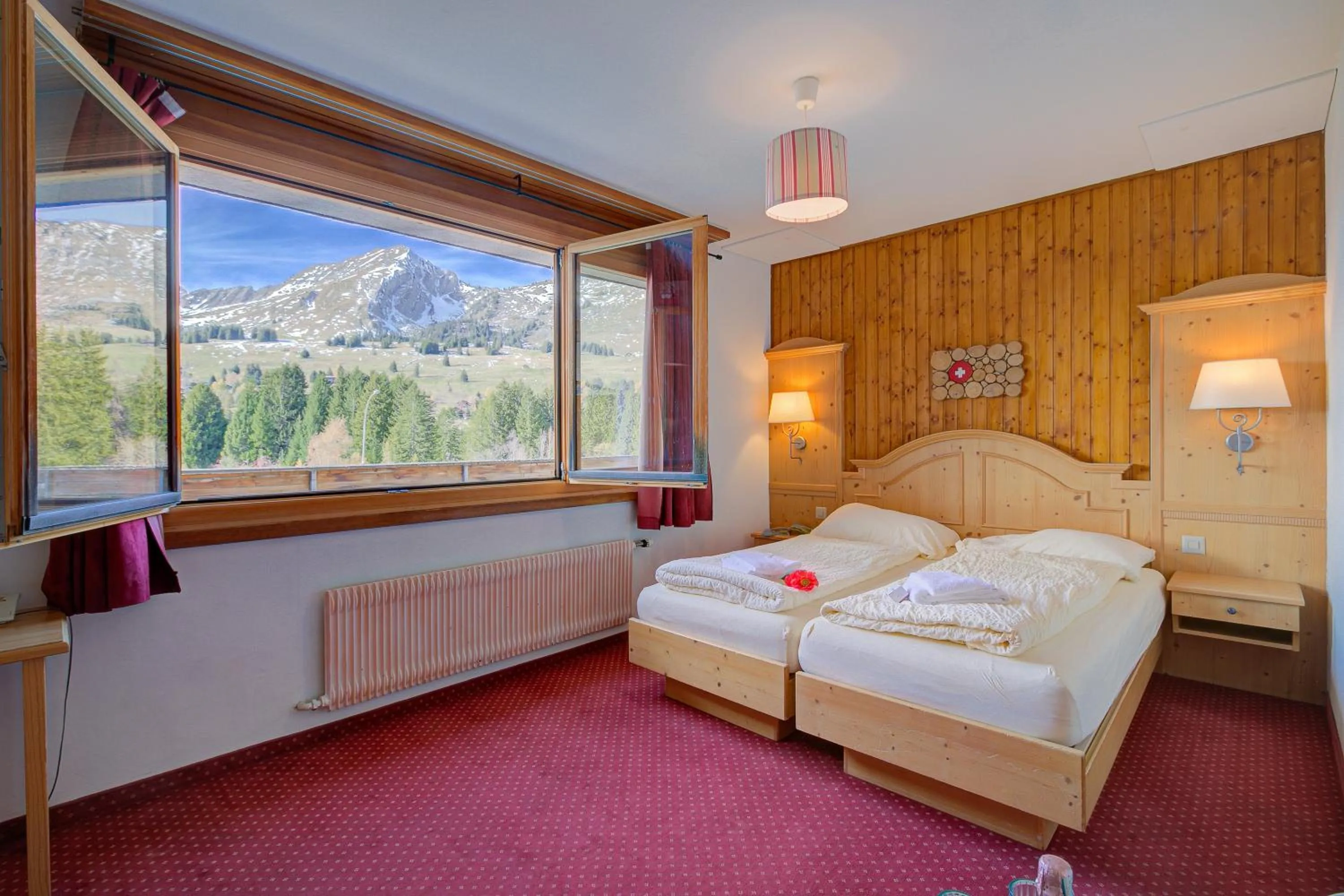 Bed in Hotel Relais Alpin