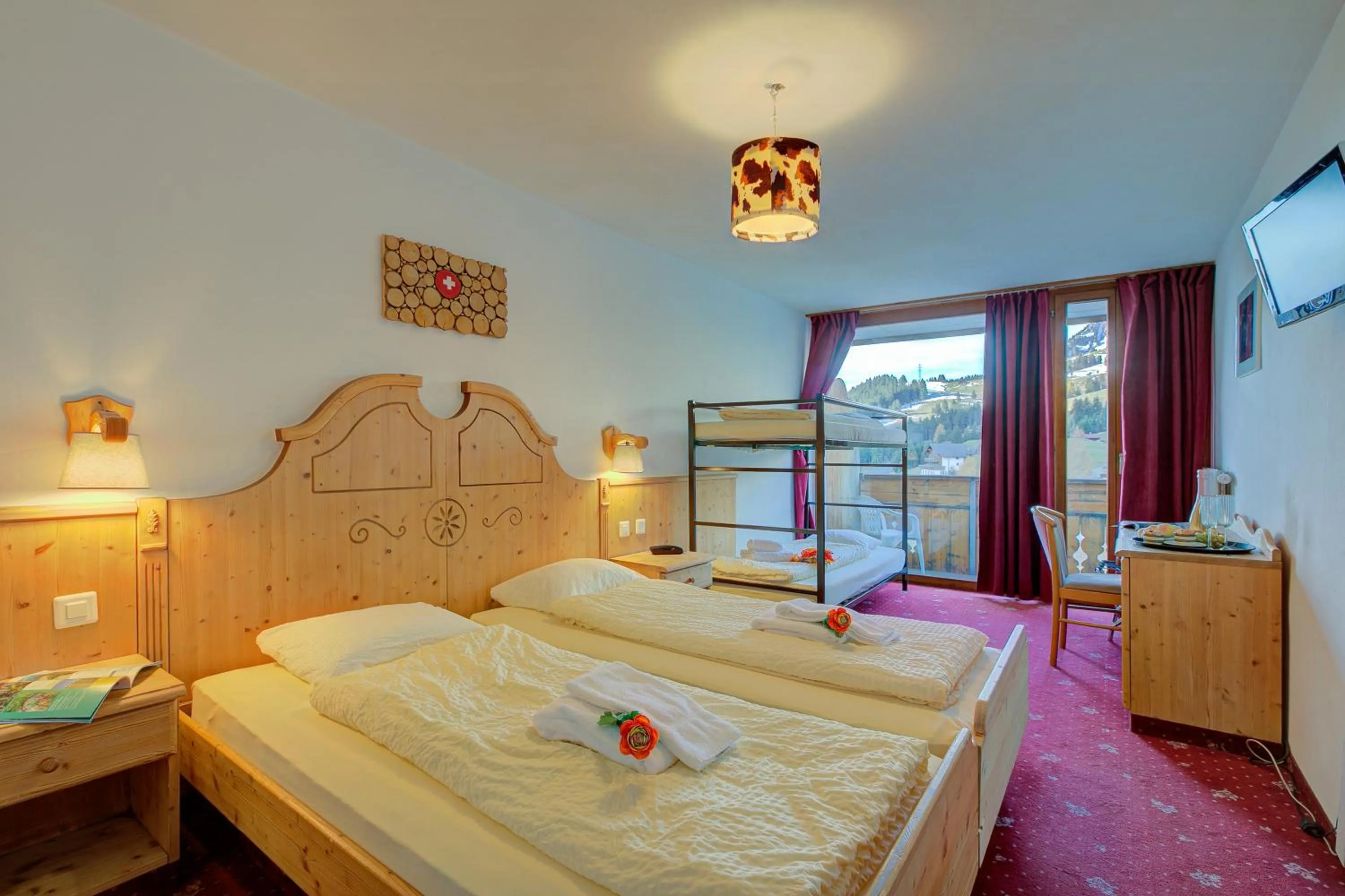 Bed in Hotel Relais Alpin