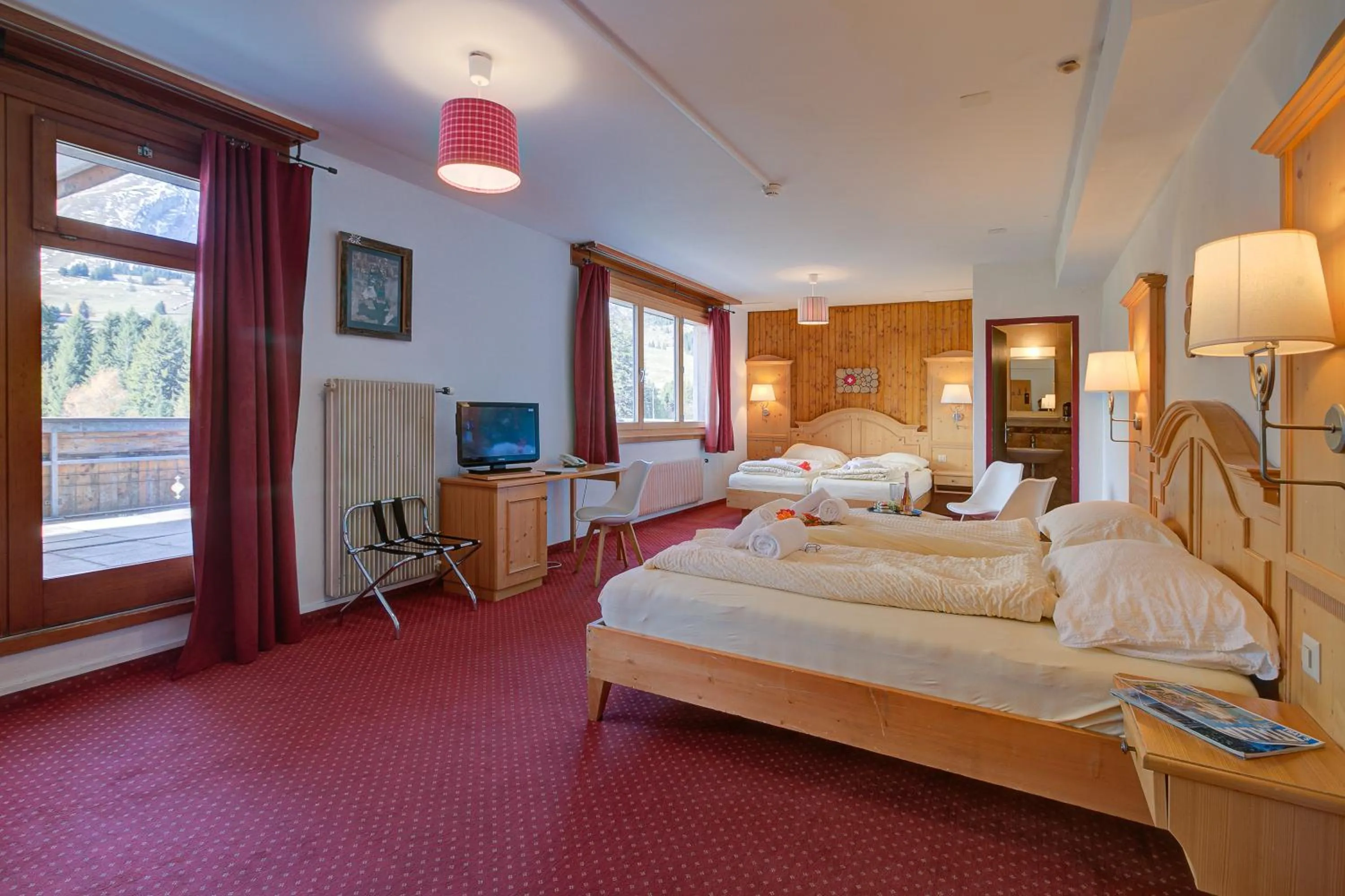 Bed in Hotel Relais Alpin