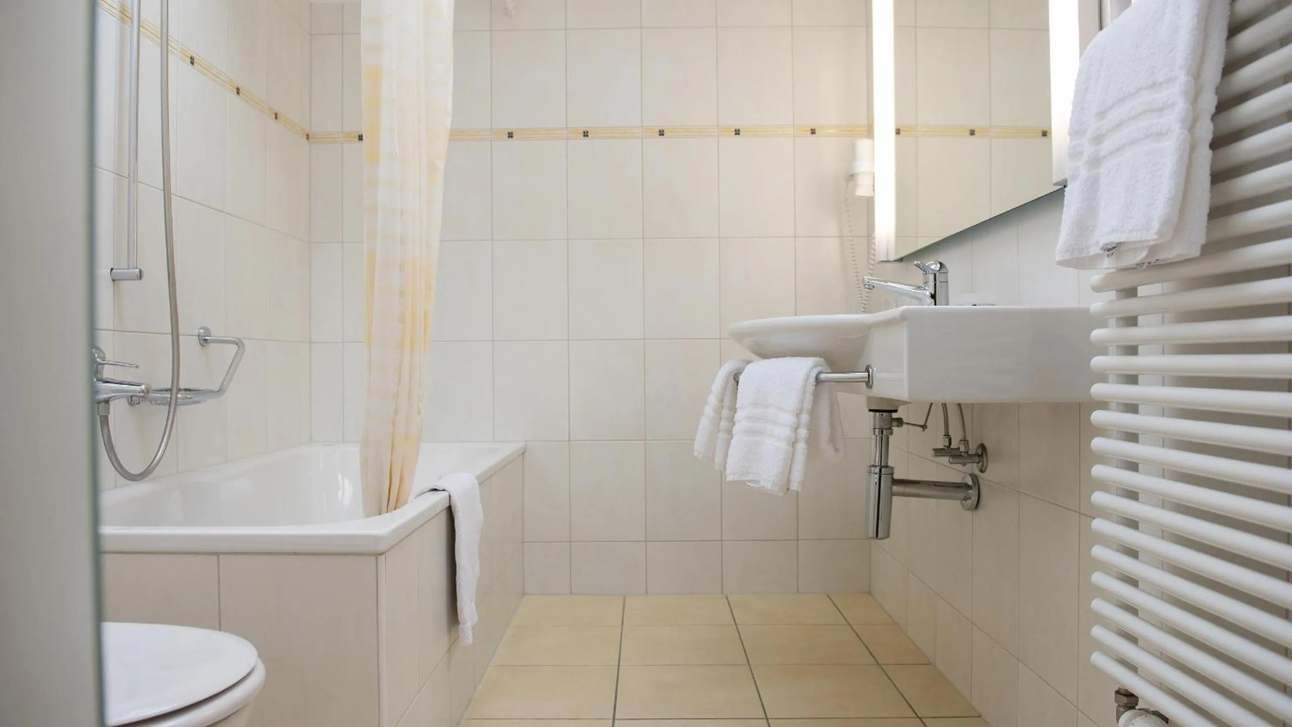 Shower in Hotel Silberhorn