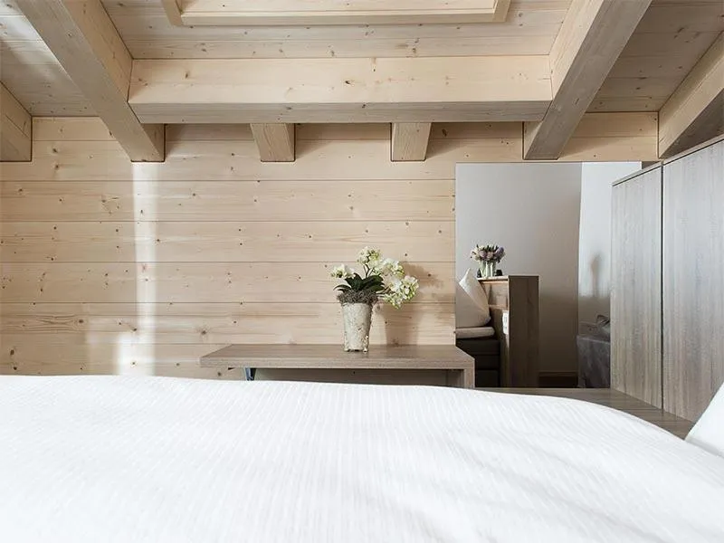 Bed in Hotel Silberhorn