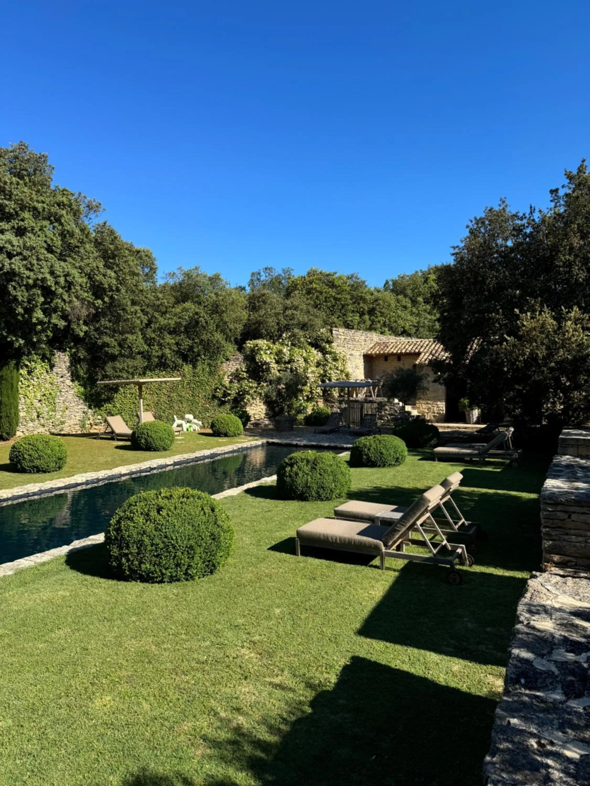 Garden in Le Mas de Béthel