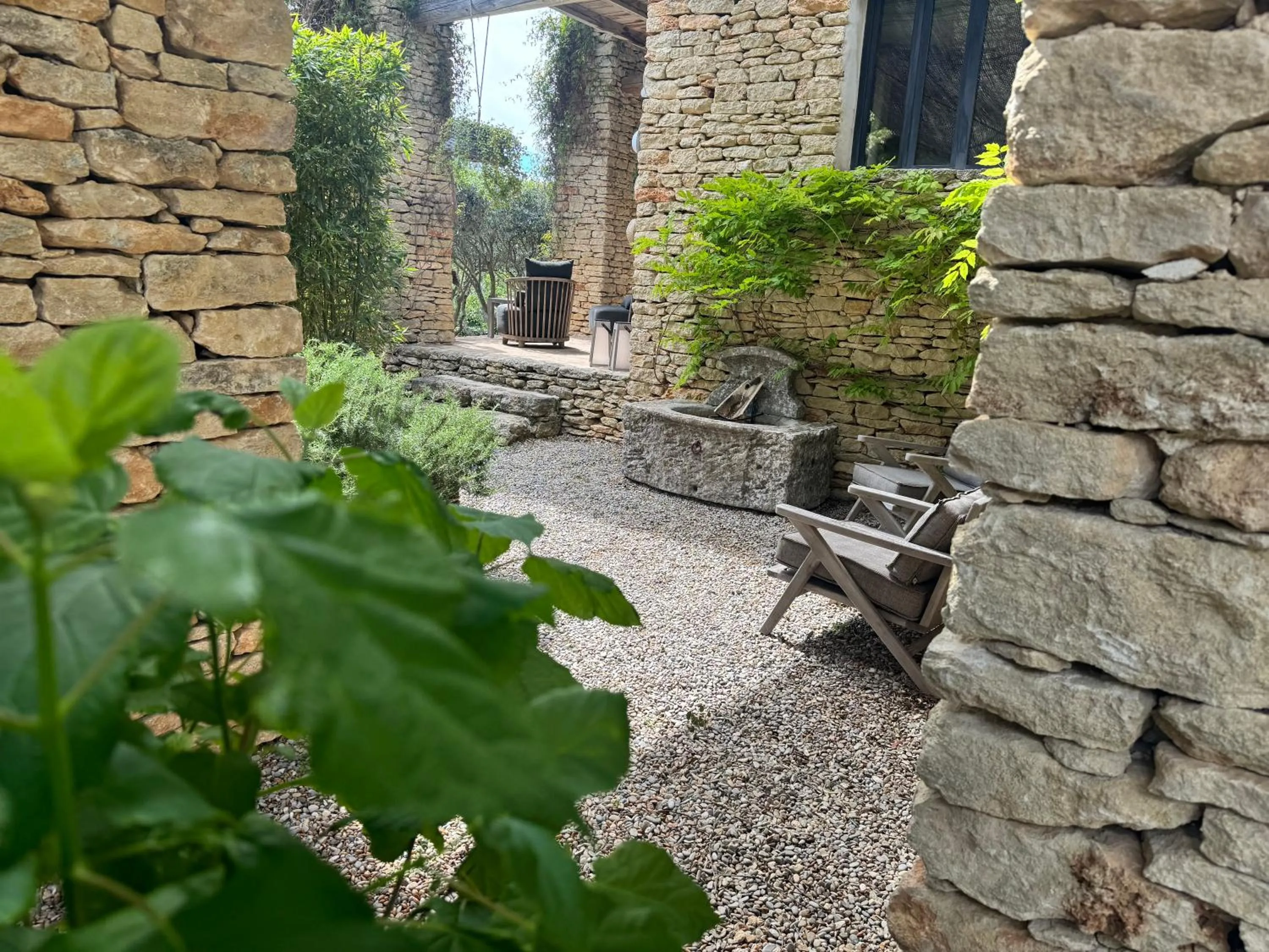 Patio in Le Mas de Béthel