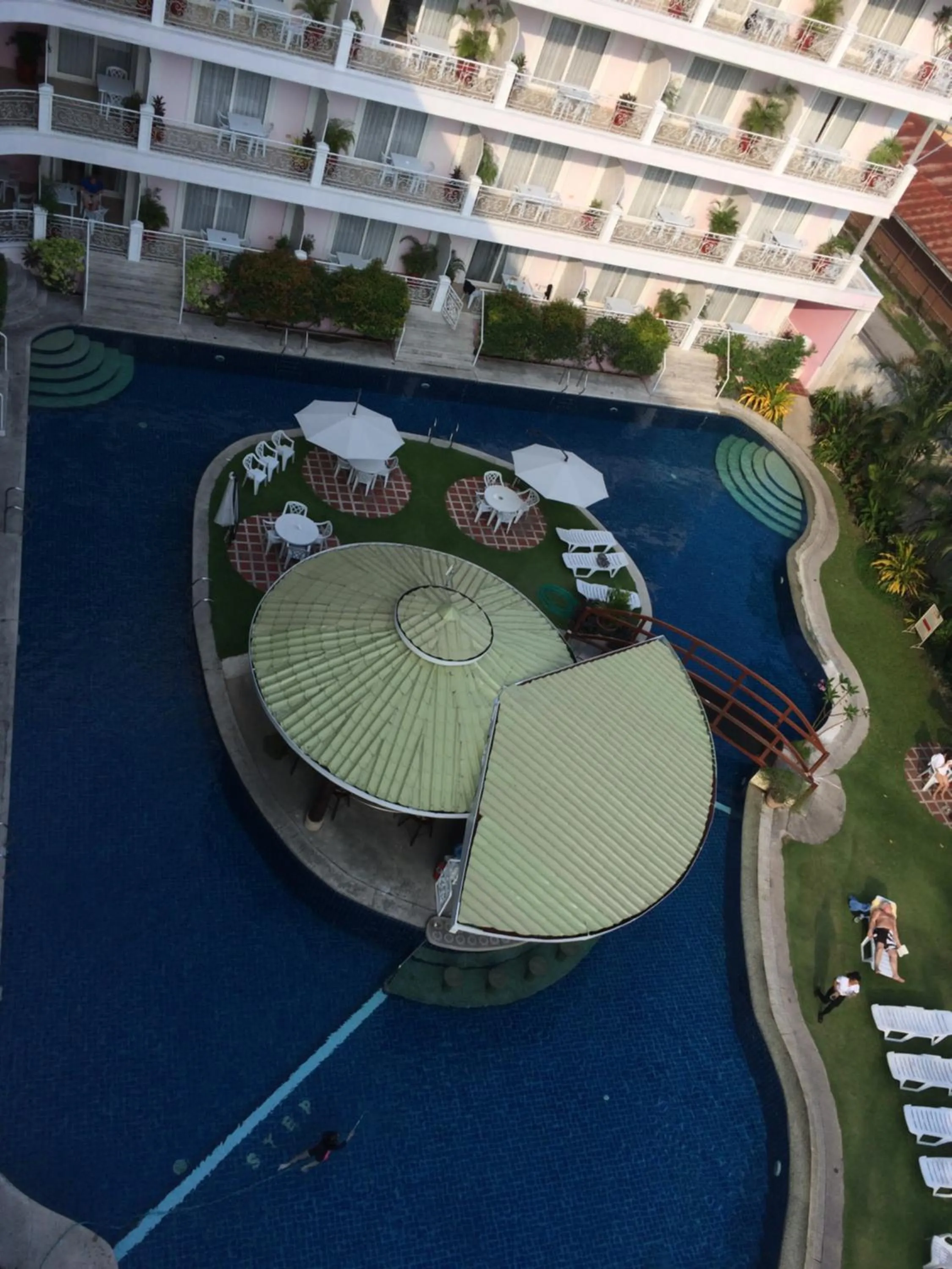 Bird's eye view in Wild Orchid Resort
