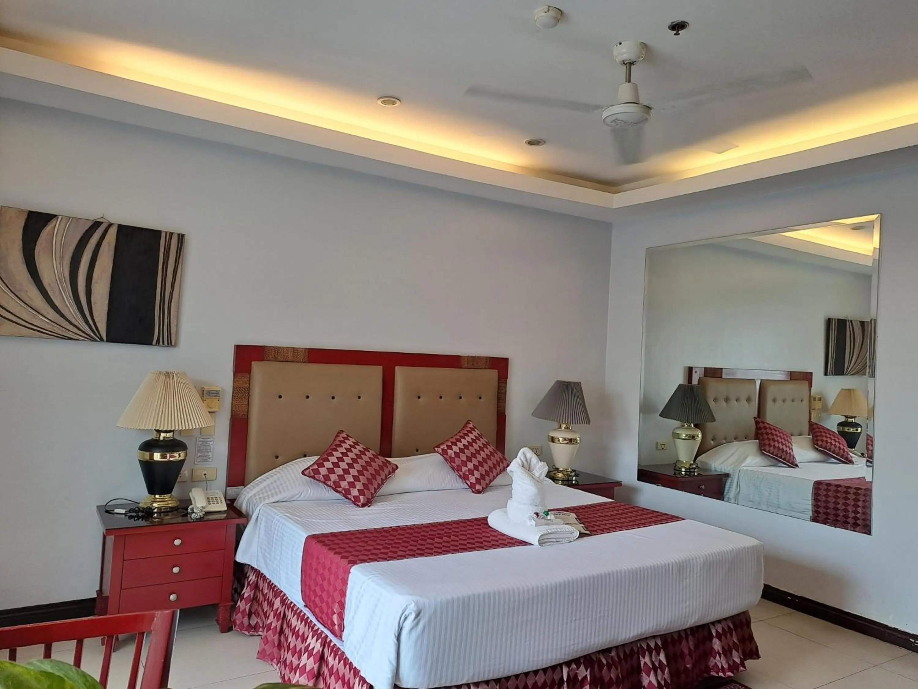 Bed in Wild Orchid Resort