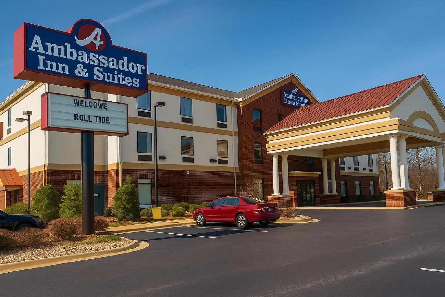 Parking in Ambassador Inn & Suites Tuscaloosa University I-20
