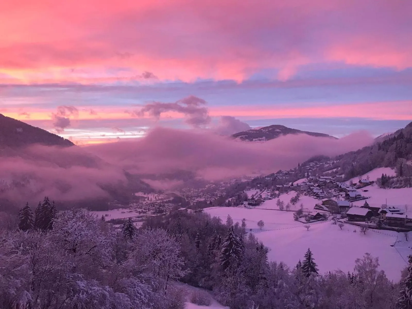 Sunset in Landhaus Schönblick