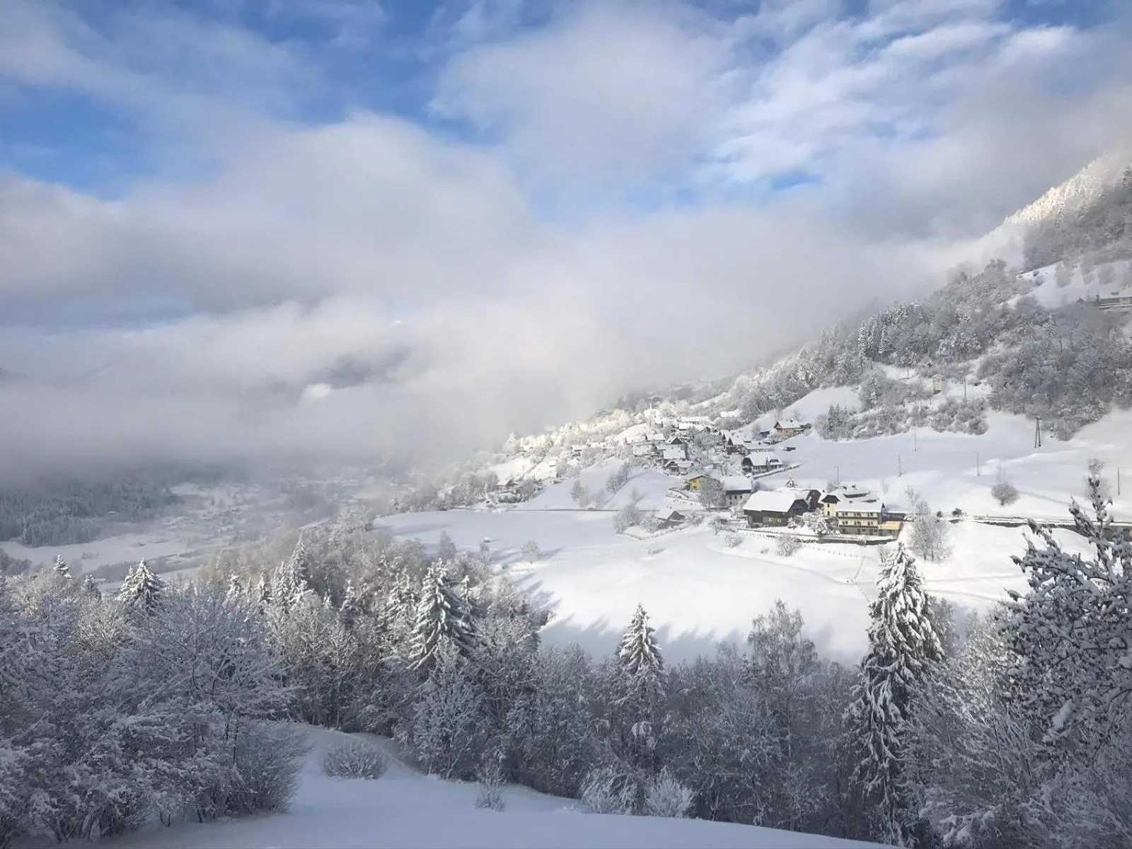 Mountain view in Landhaus Schönblick