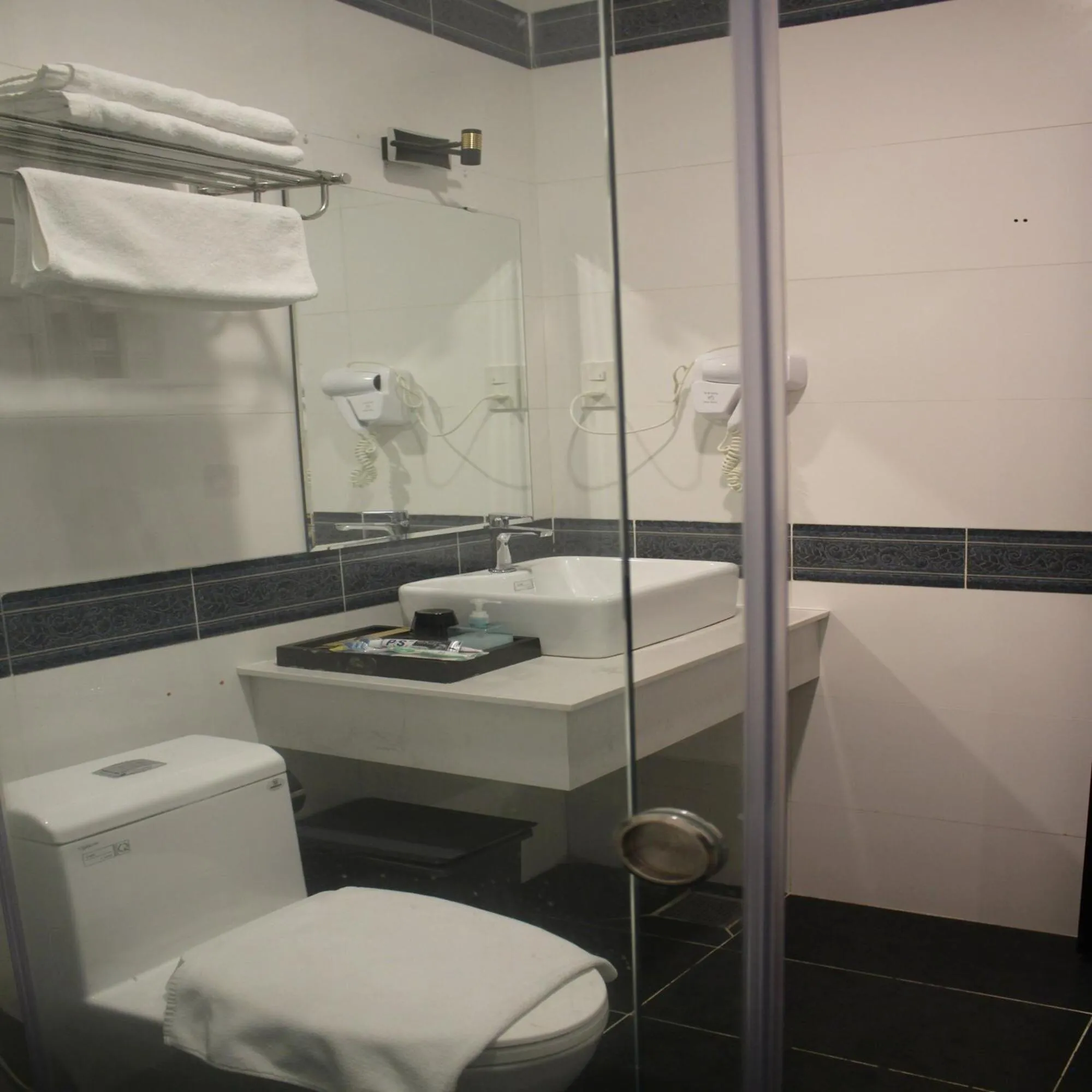 Shower in Bros Hotel