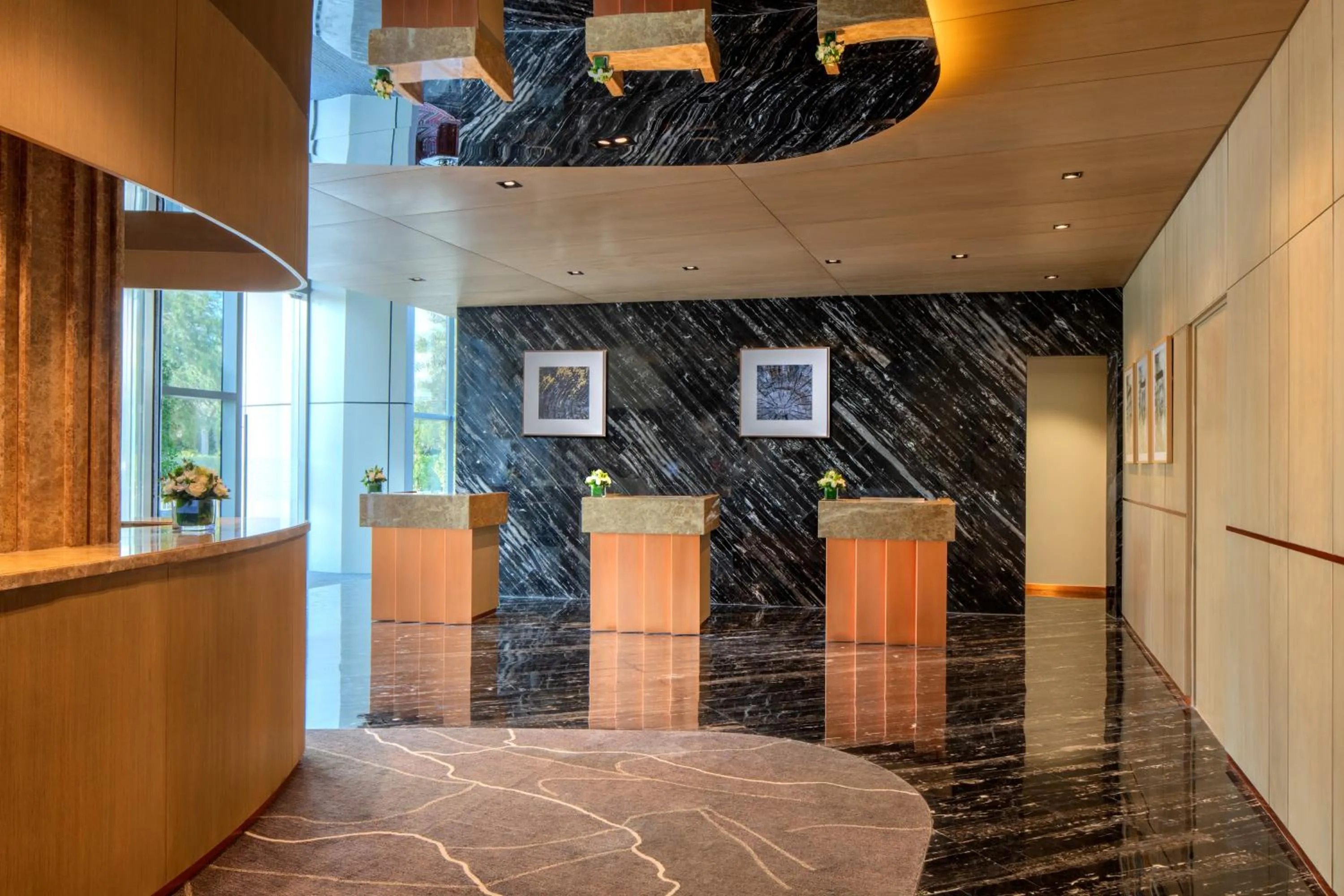 Lobby or reception in The First Collection Dubai Jumeirah Village Circle, a Tribute Portfolio Hotel