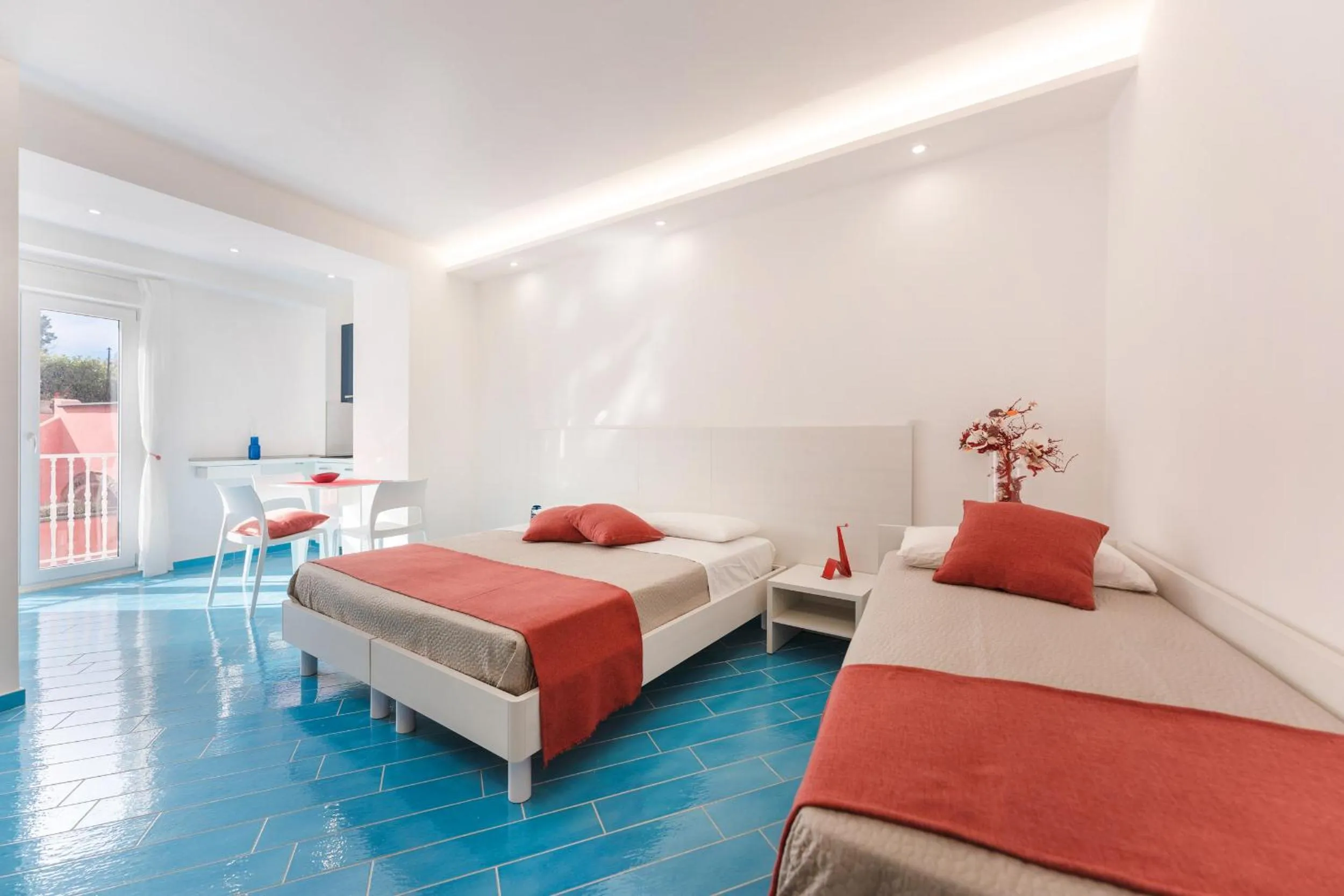 Bed in Il Corallo Residence