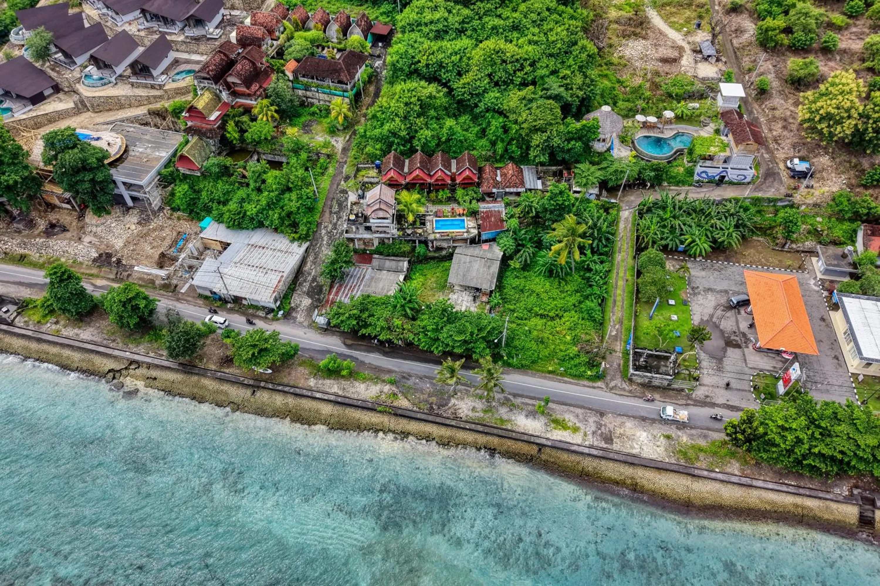 Bird's eye view in Bagus Cottage