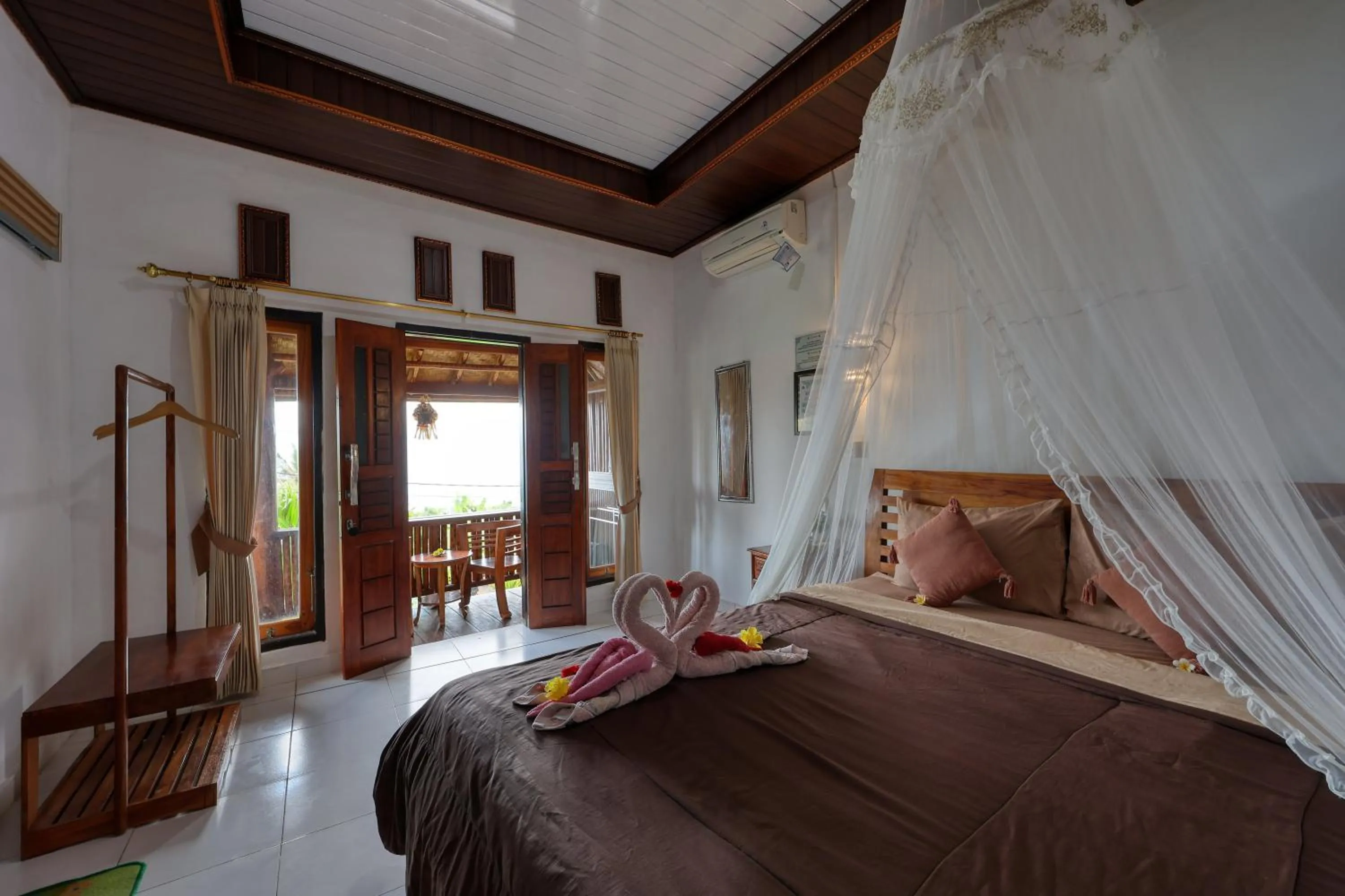 Bed in Bagus Cottage