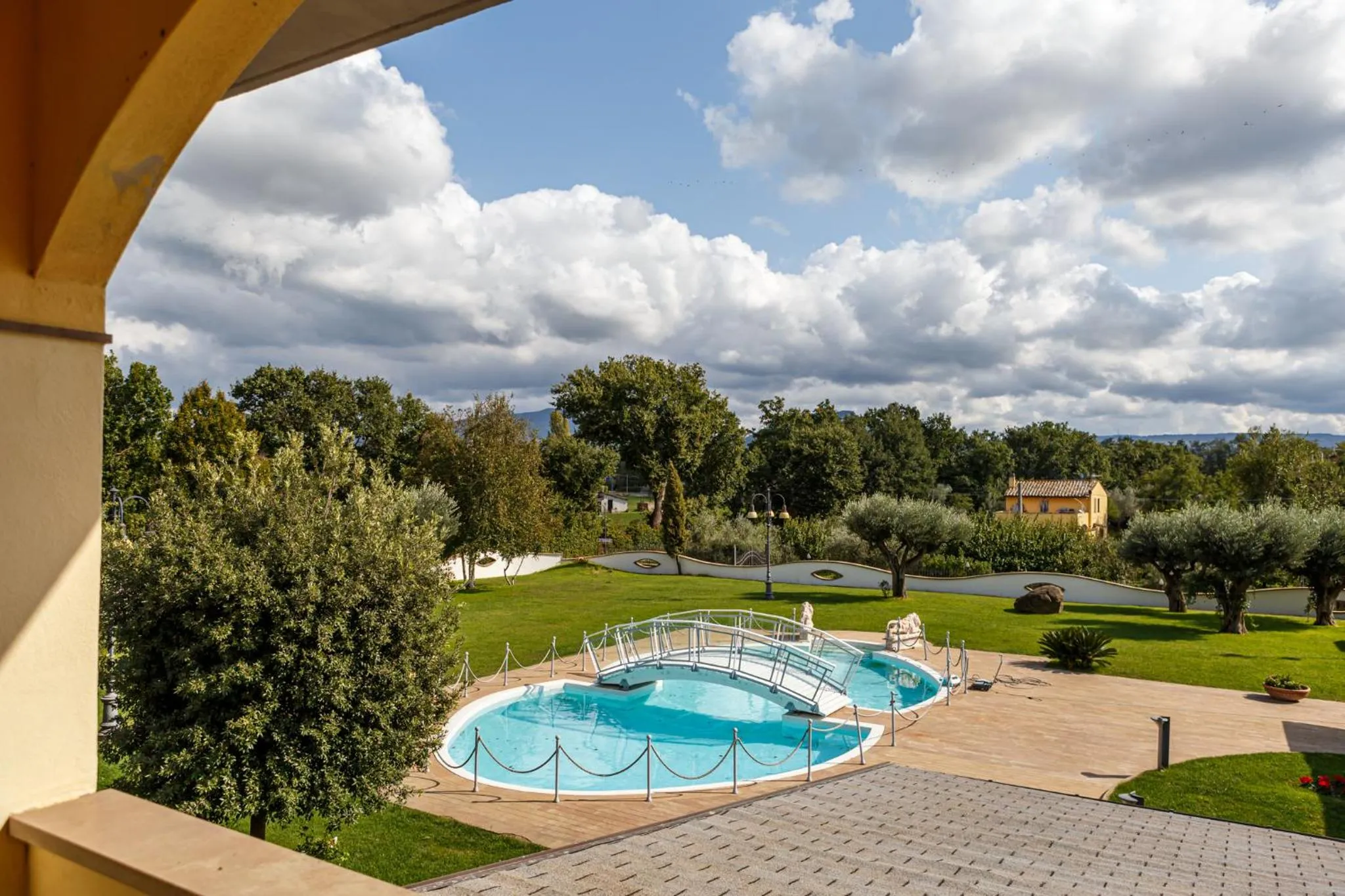 Swimming pool in Hotel Villa Sofia