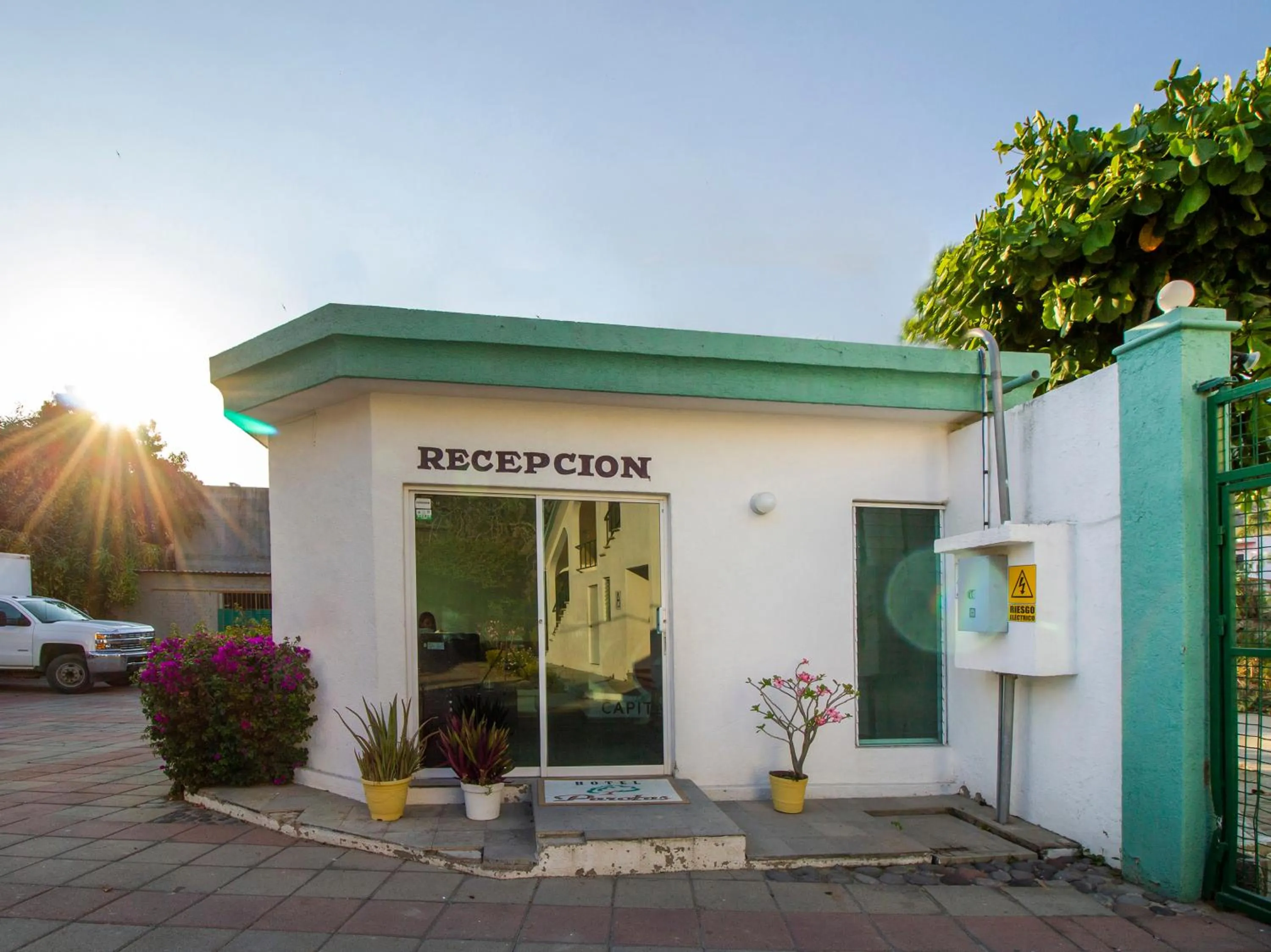 Lobby or reception in Hotel Parotas Manzanillo