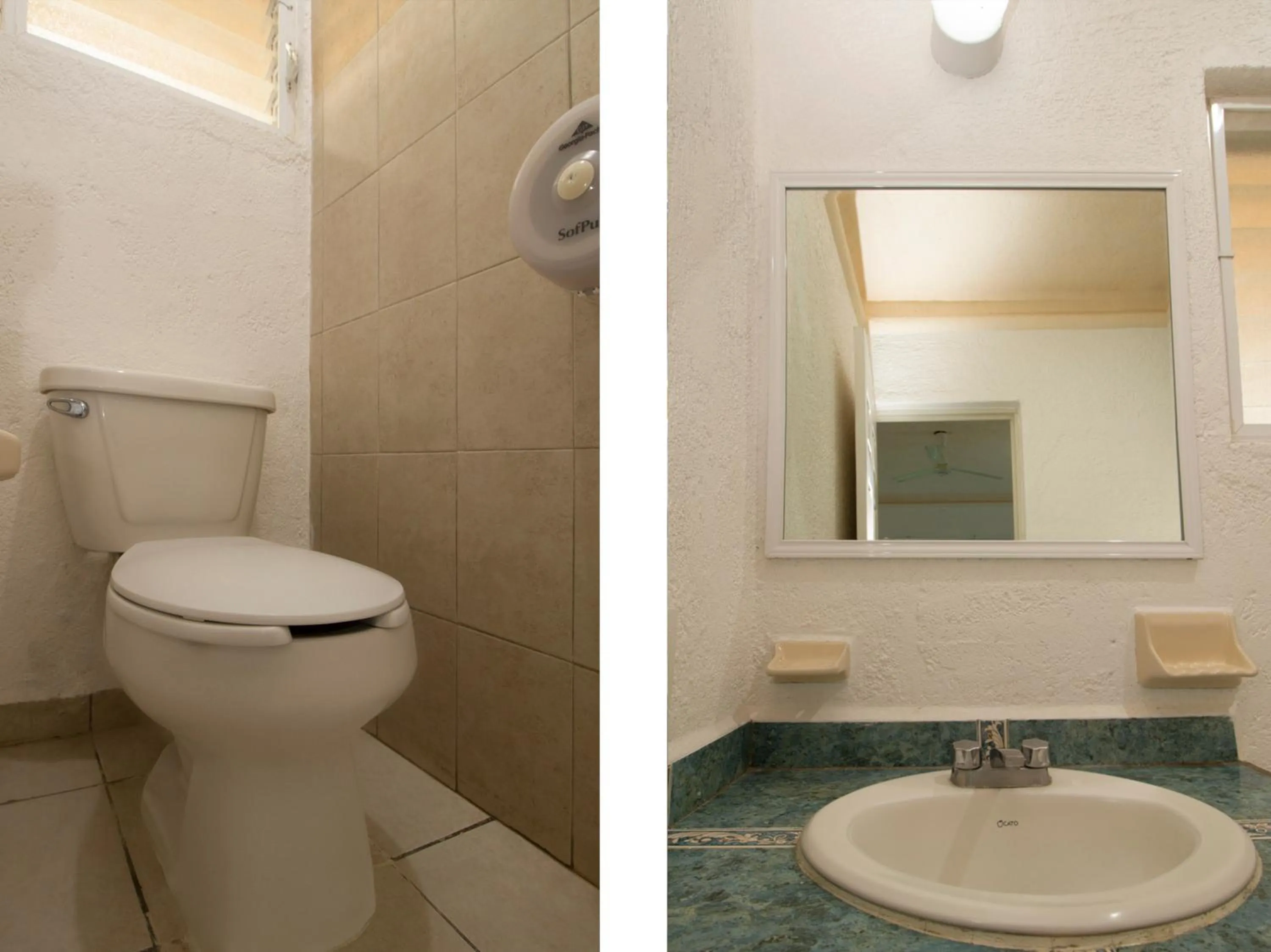 Bathroom in Hotel Parotas Manzanillo