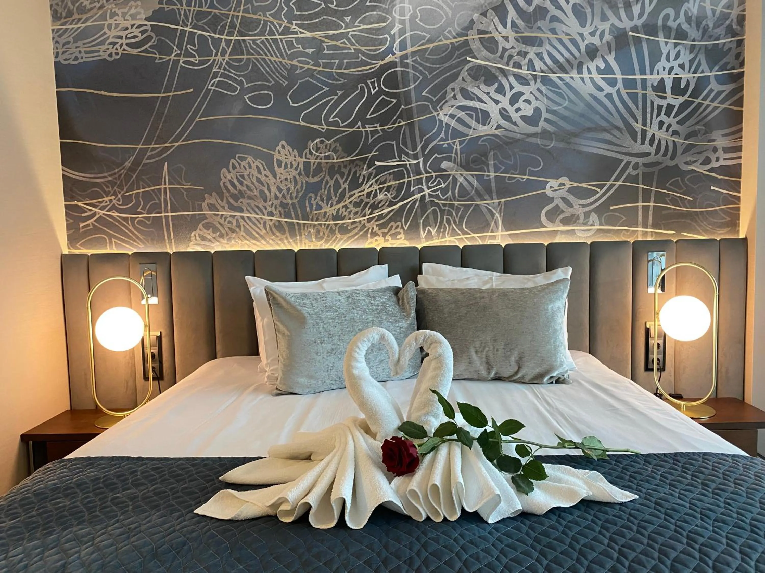 Decorative detail, Bed in Tisia Hotel & Spa