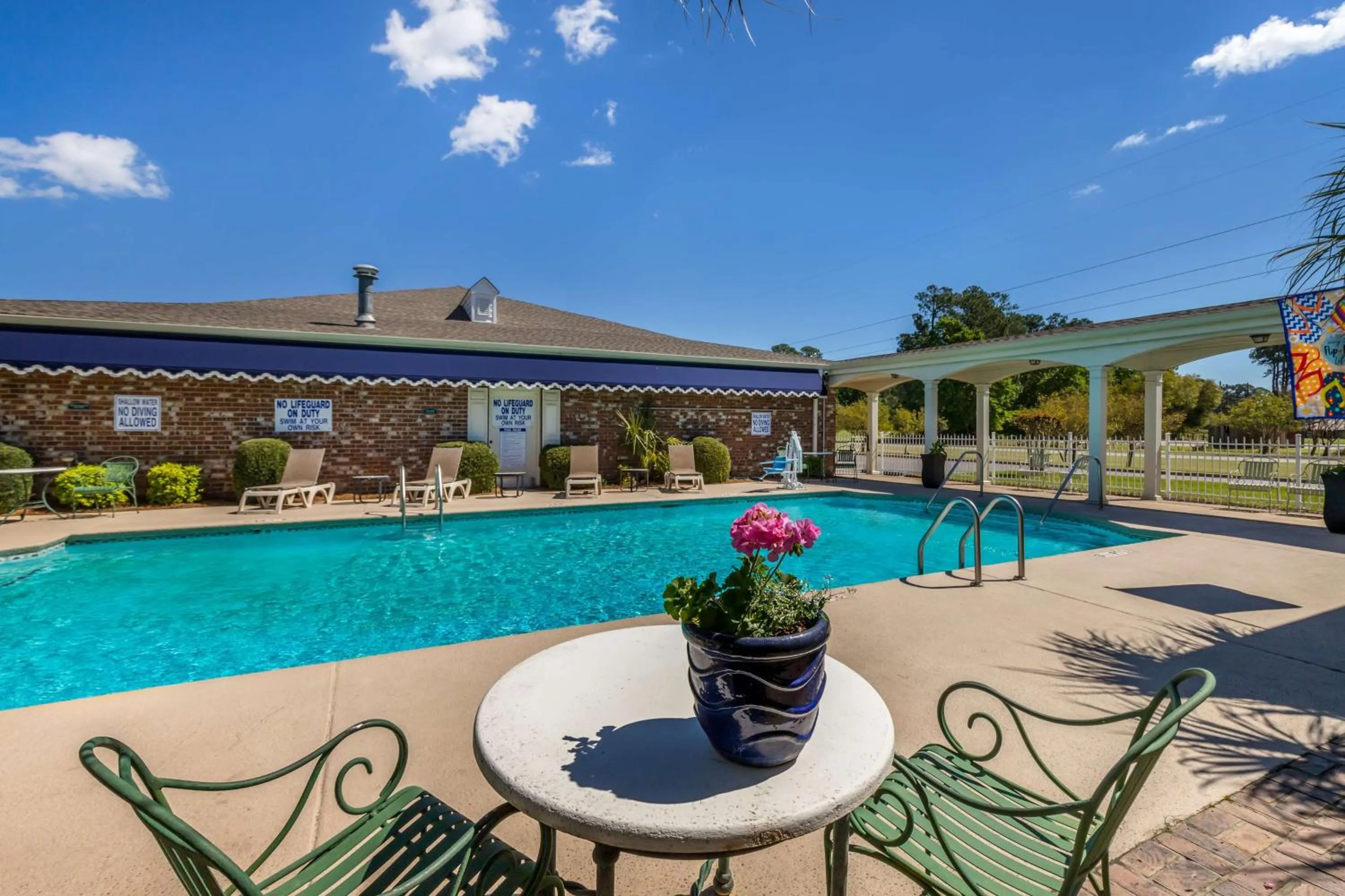 Pool view in Best Western PLUS Santee Inn