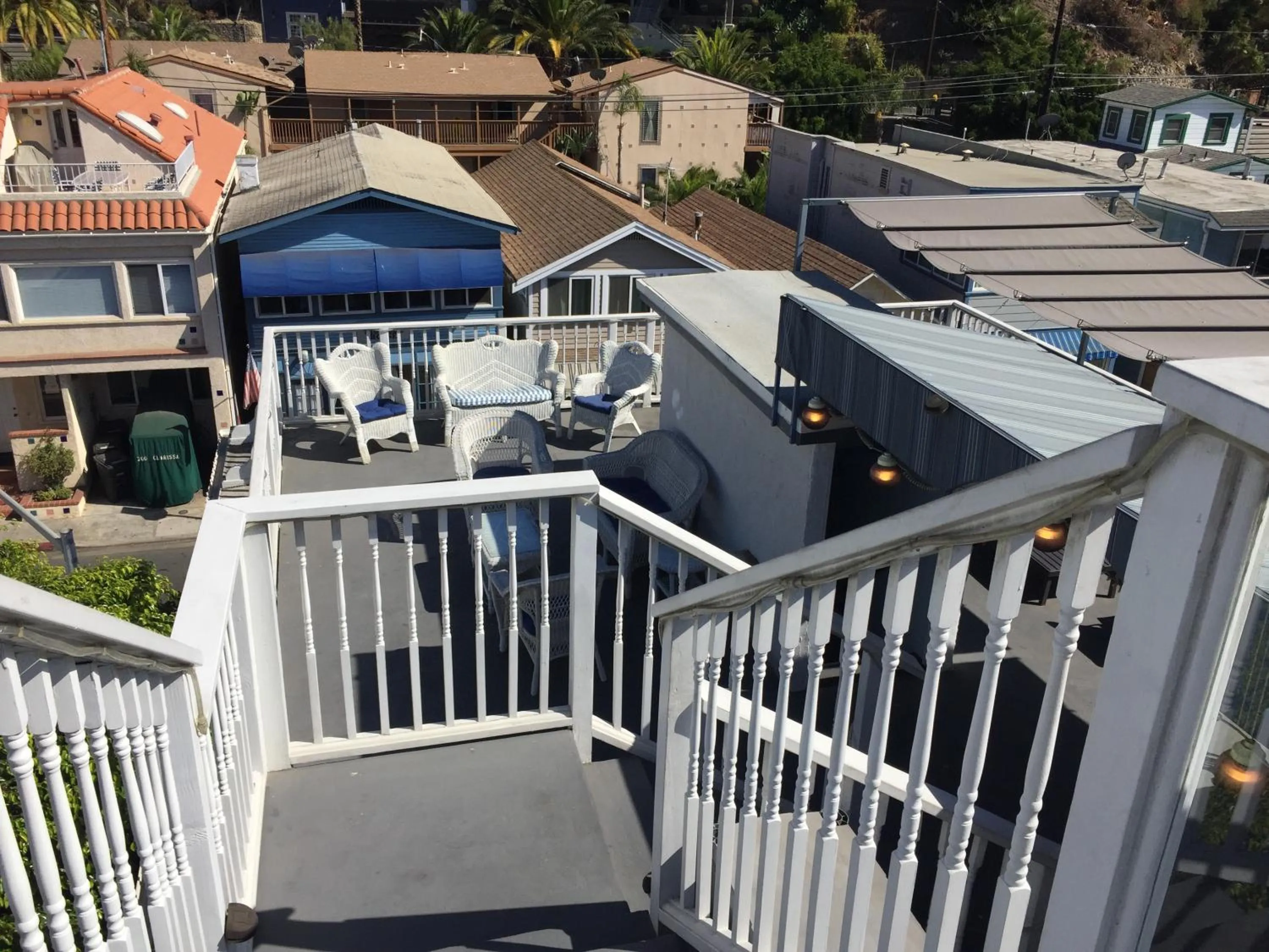 Patio in Catalina Island Seacrest Inn