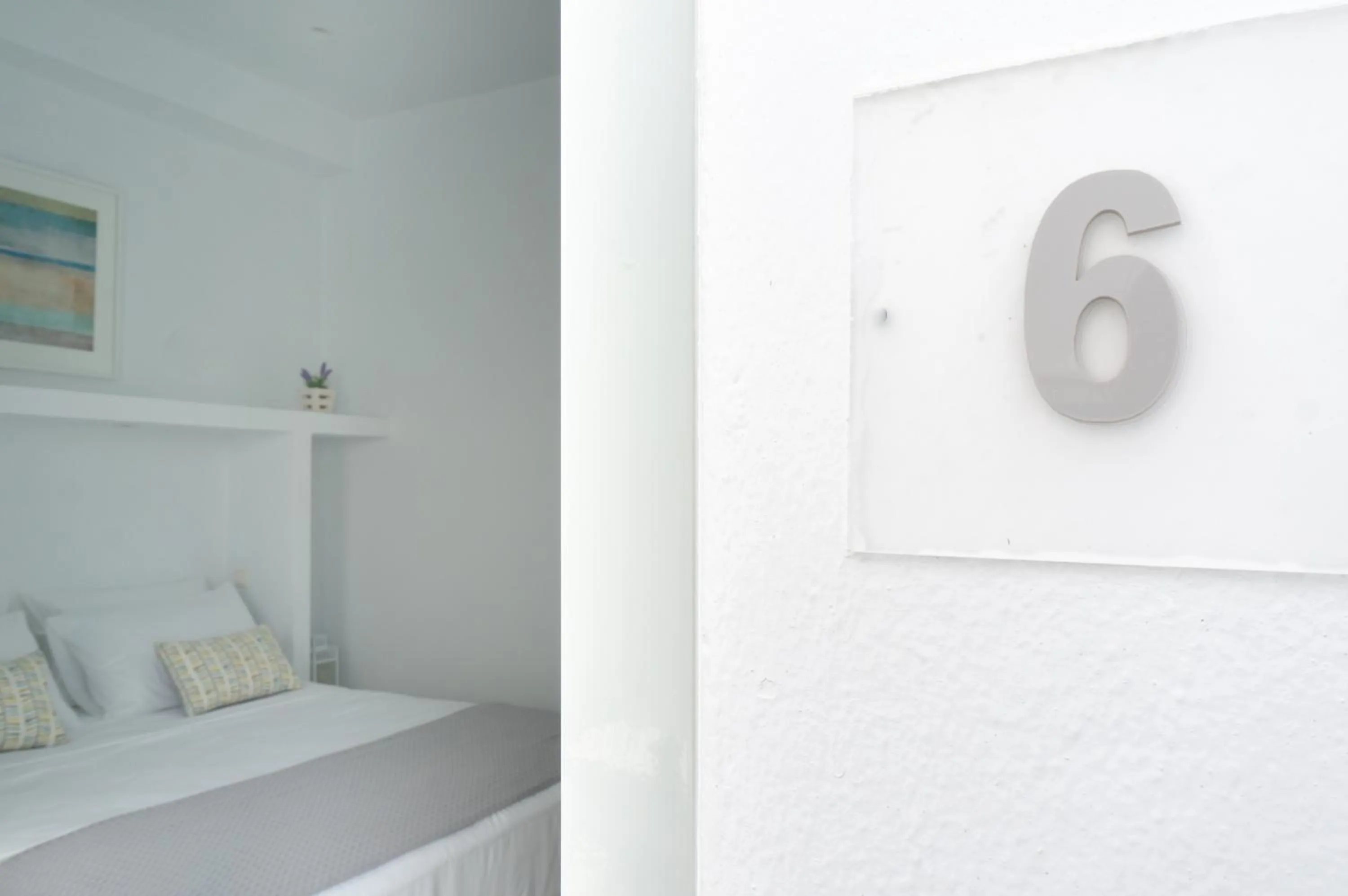 Bedroom, Bed in Pelican Paros