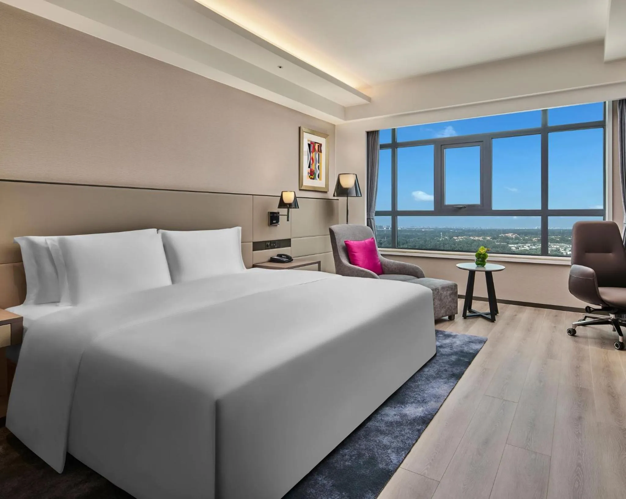 Photo of the whole room, Bed in Crowne Plaza Beijing International Airport by IHG