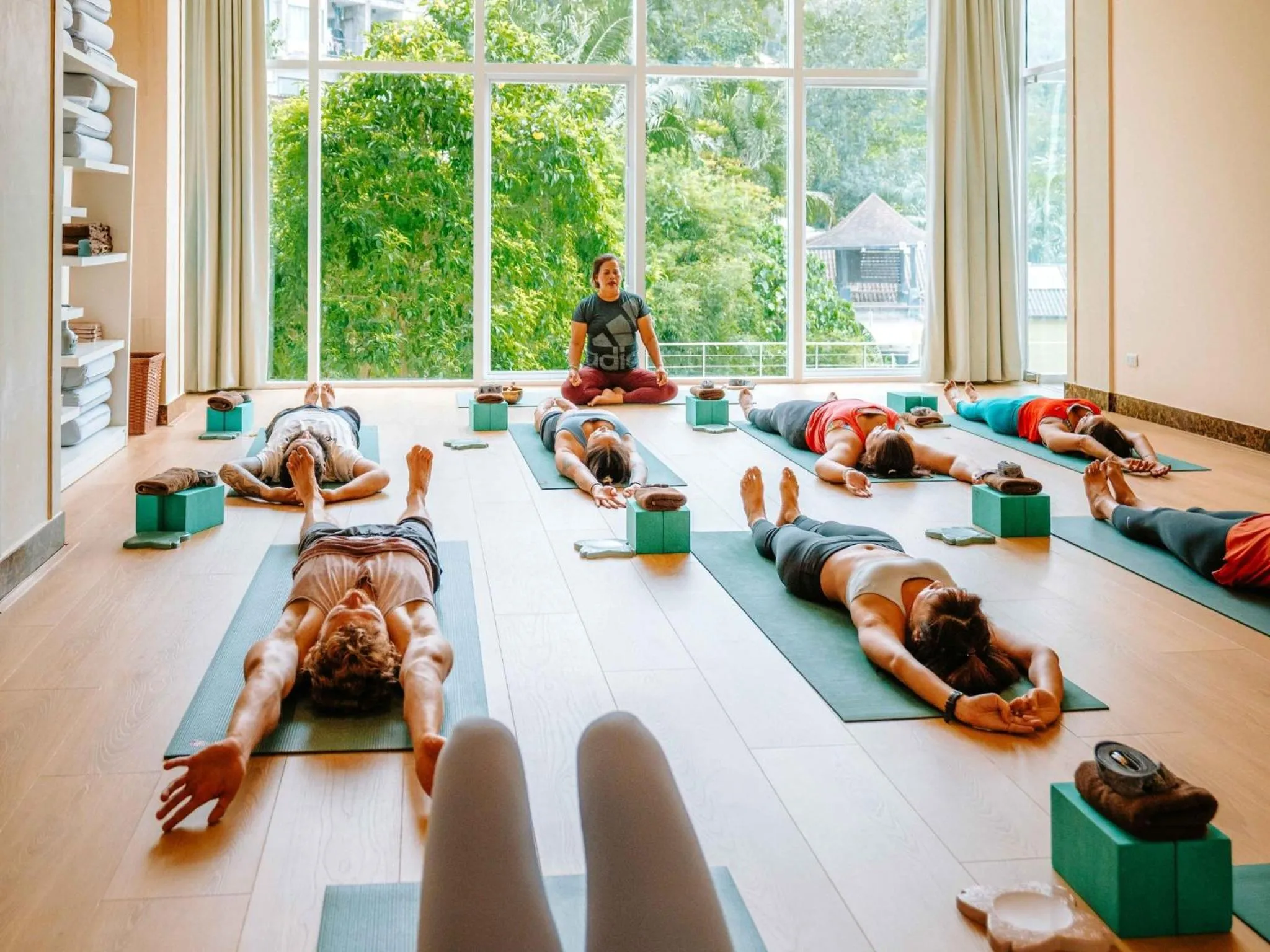 People in Hilltop Wellness Resort