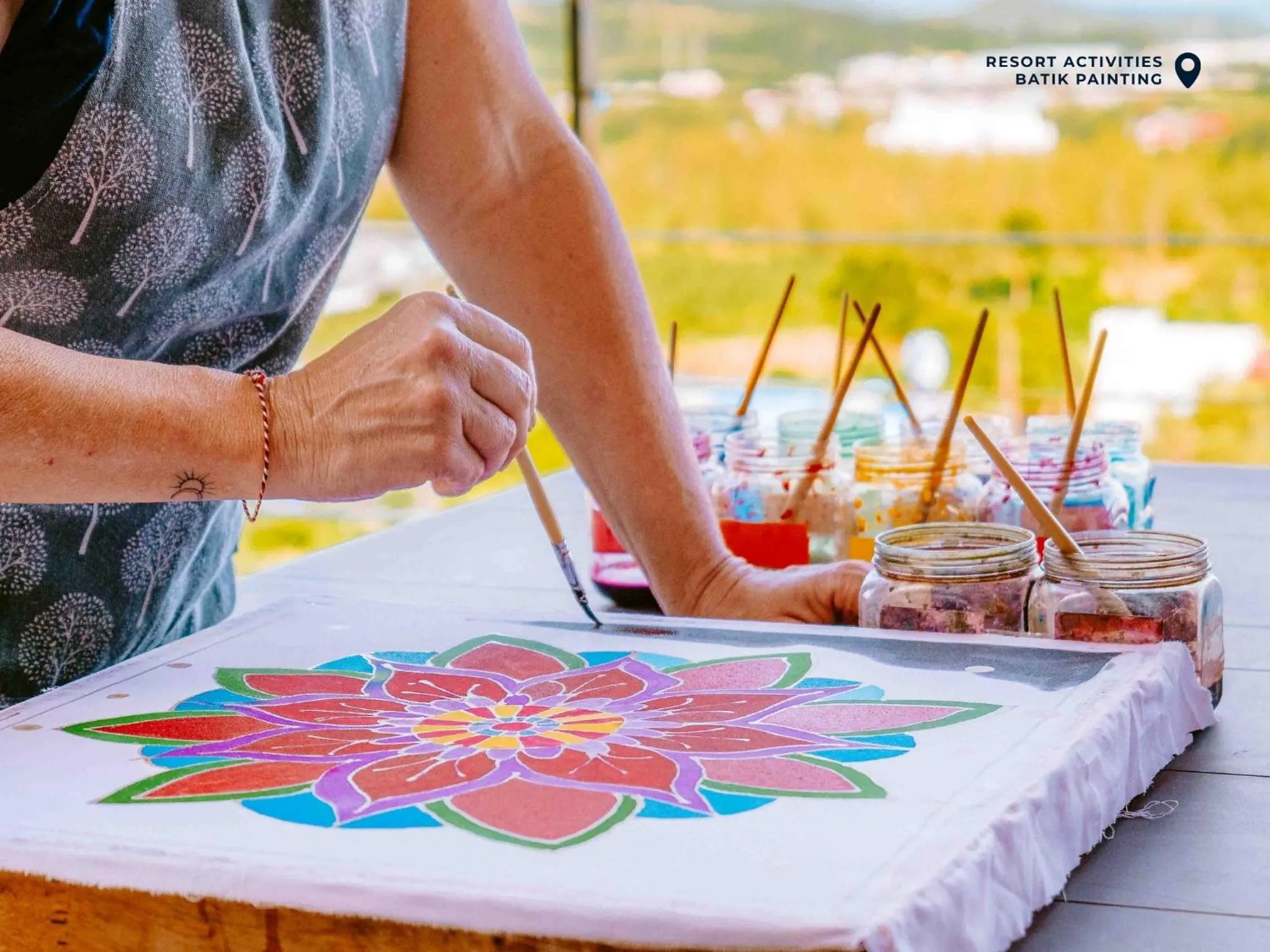 People in Hilltop Wellness Resort