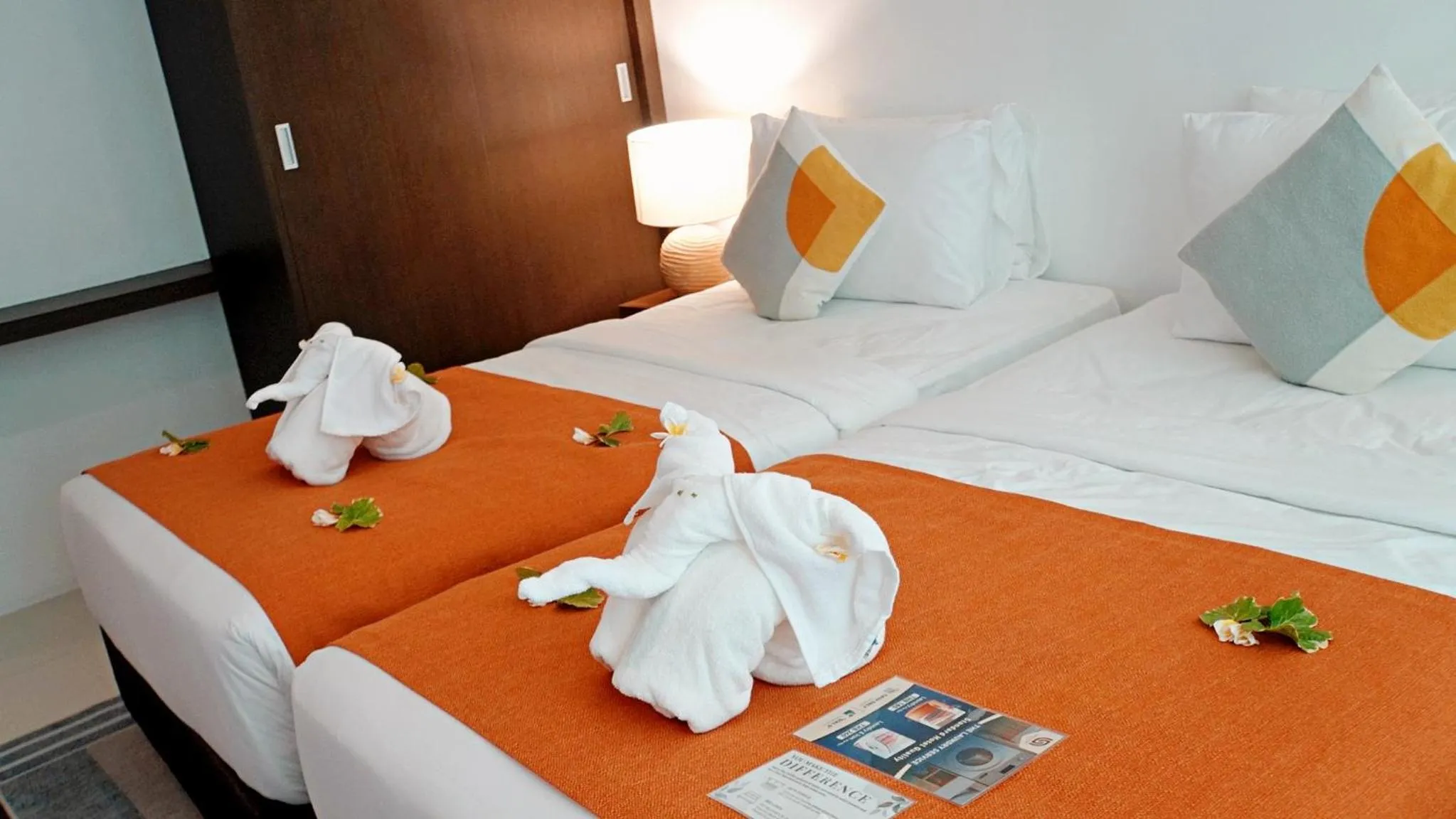 Bed in Hilltop Wellness Resort