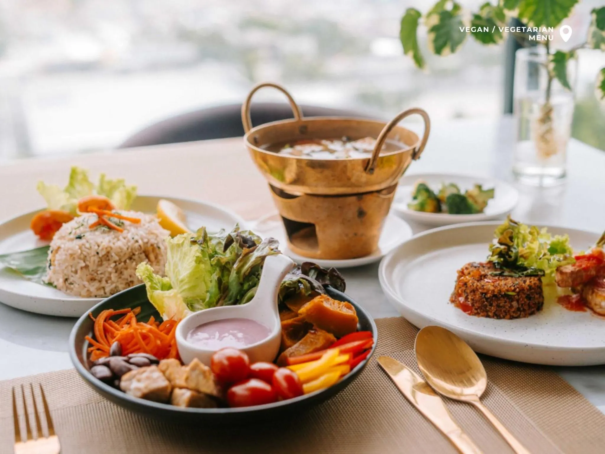 Restaurant/places to eat in Hilltop Wellness Resort