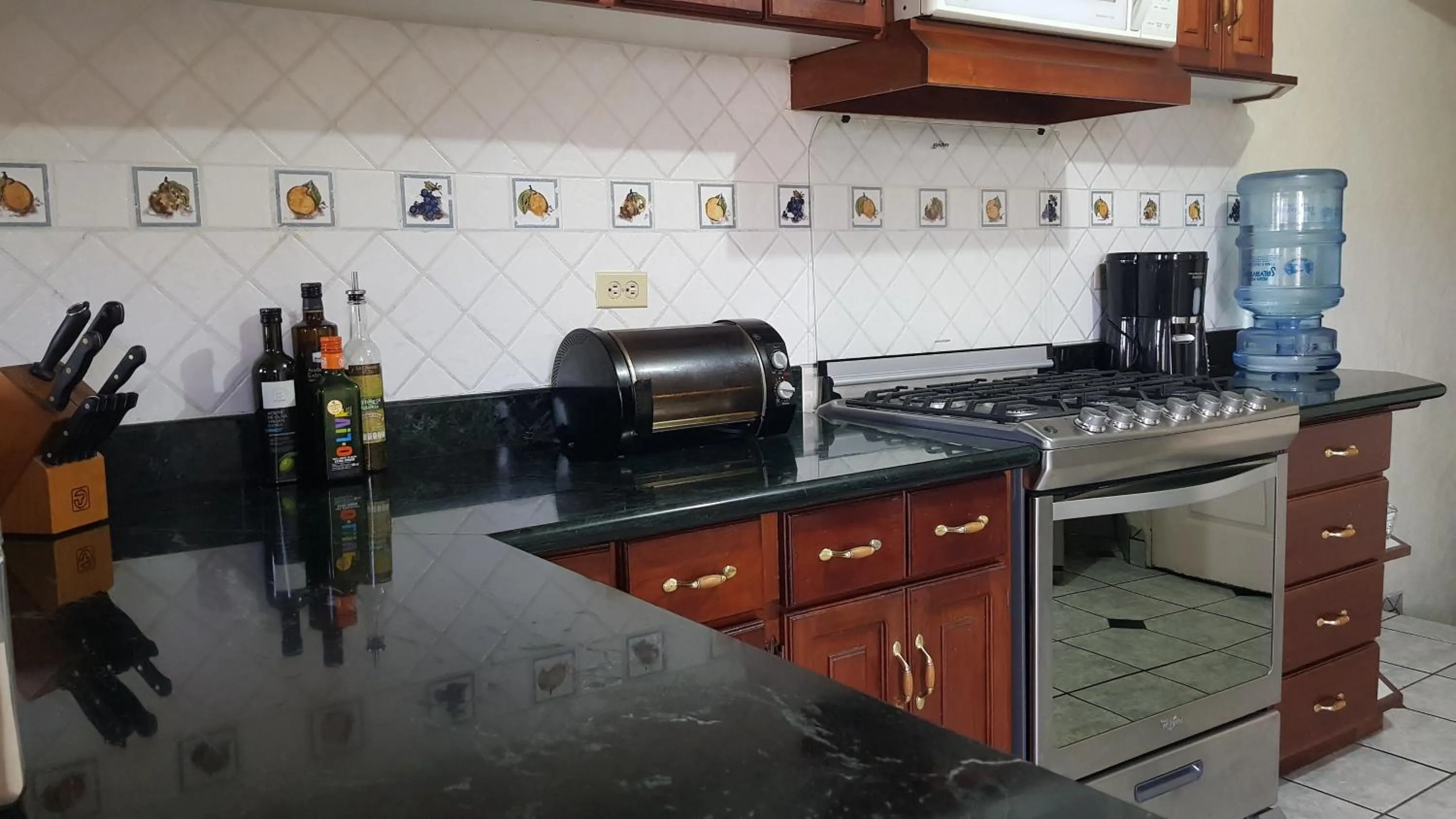 Communal kitchen in Aurora Express