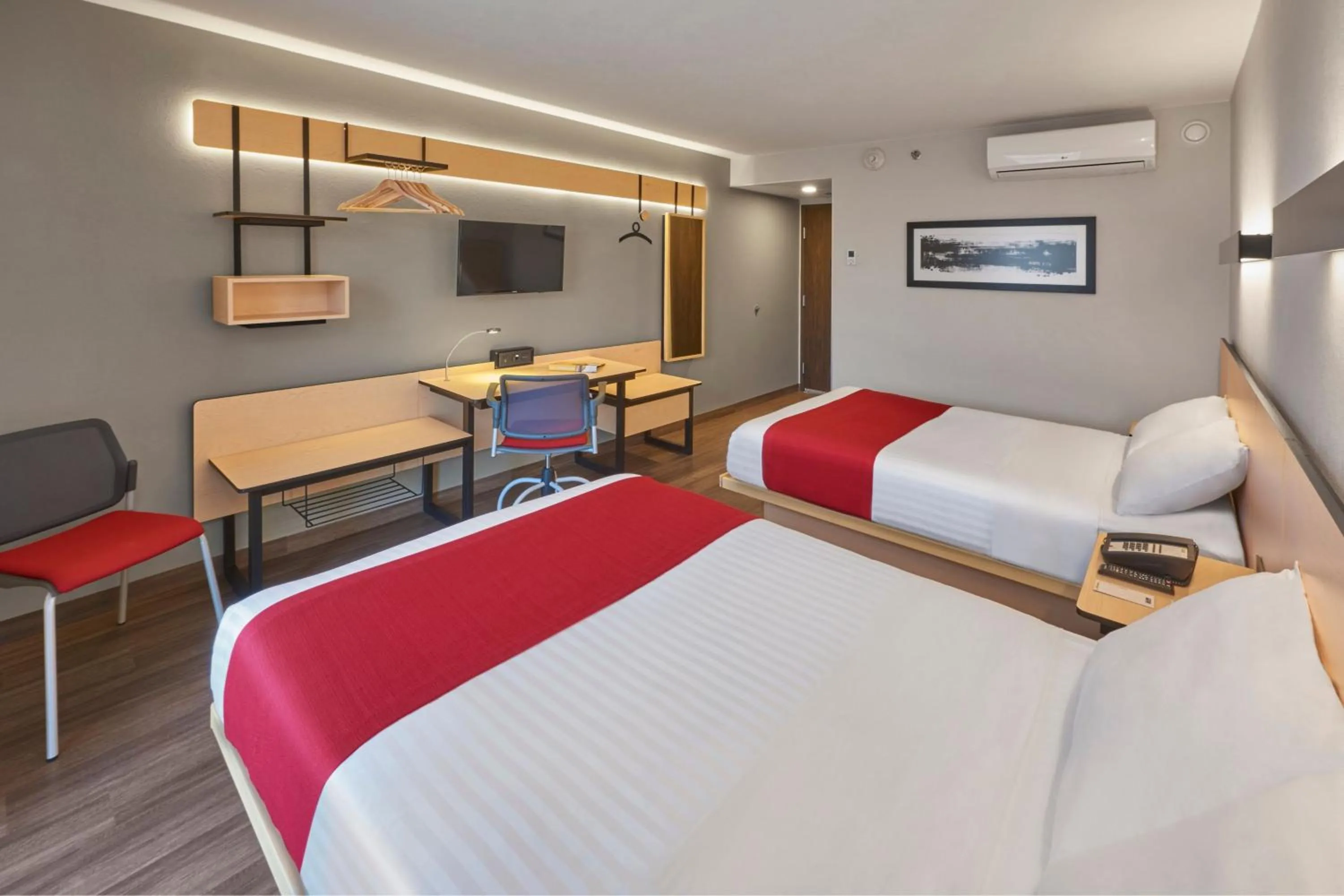 Bedroom, Bed in City Express by Marriott Lagos de Moreno