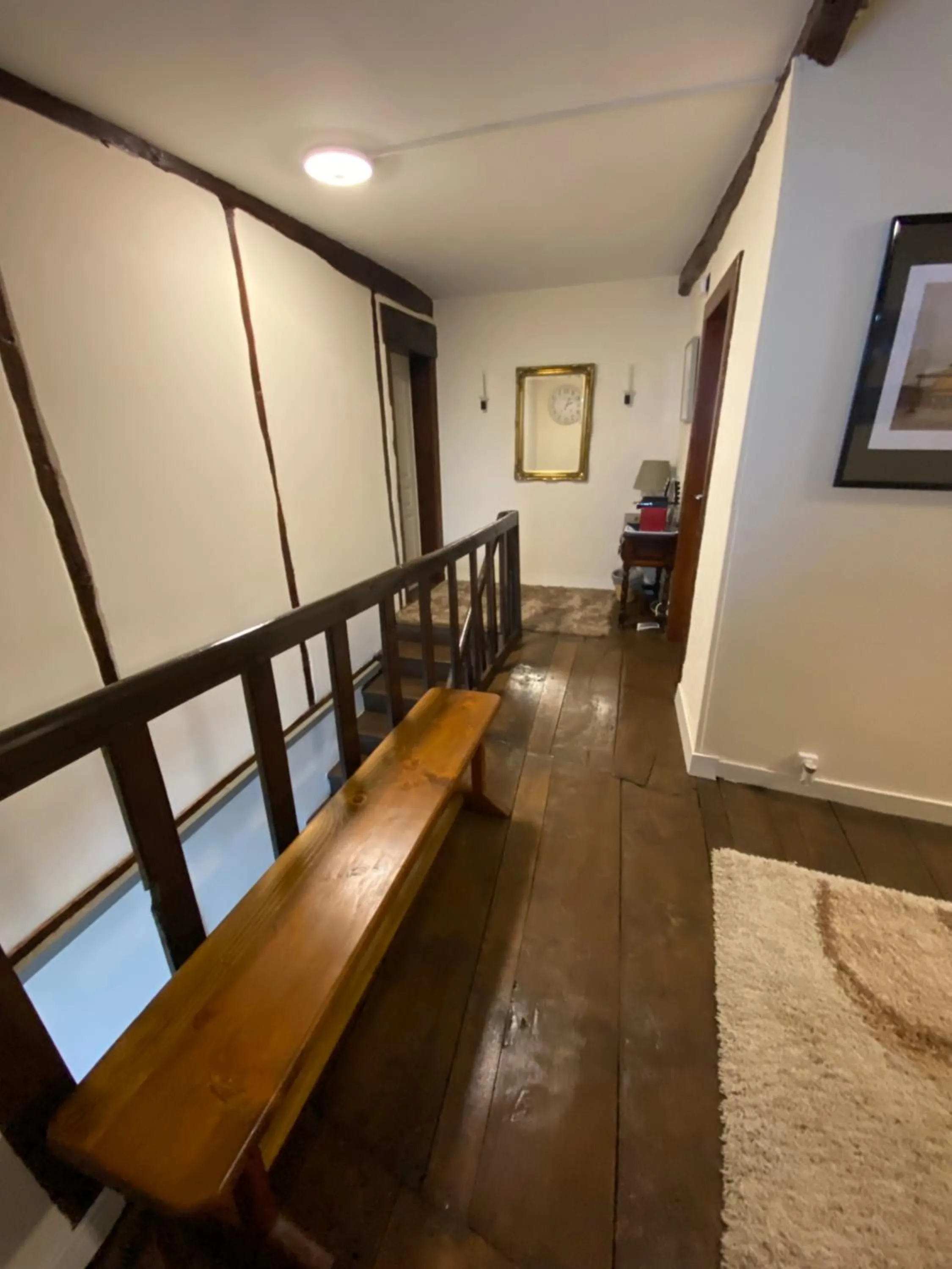 Bed in Numéro 96 chambre d hôtes