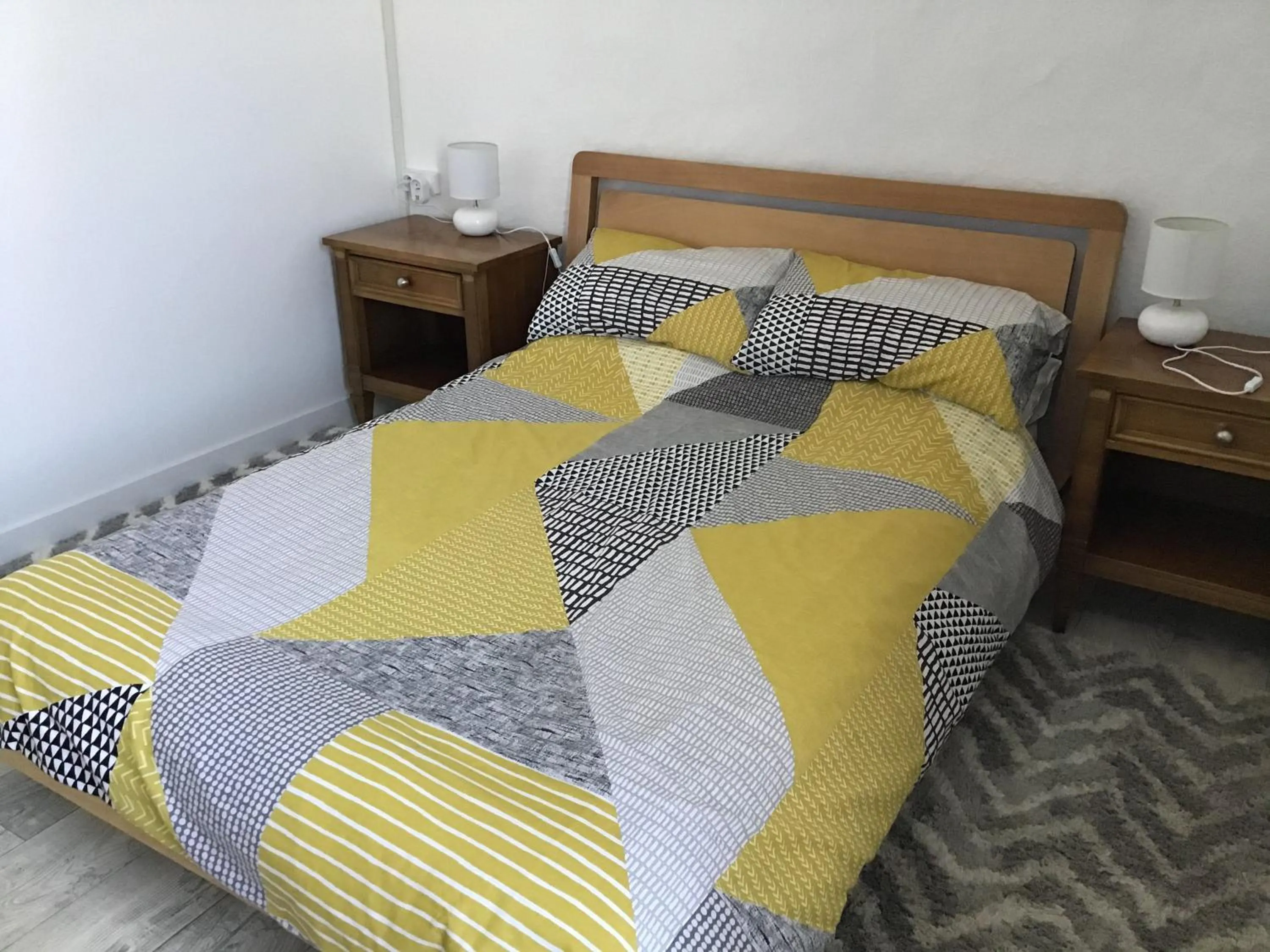 Bed in Numéro 96 chambre d hôtes