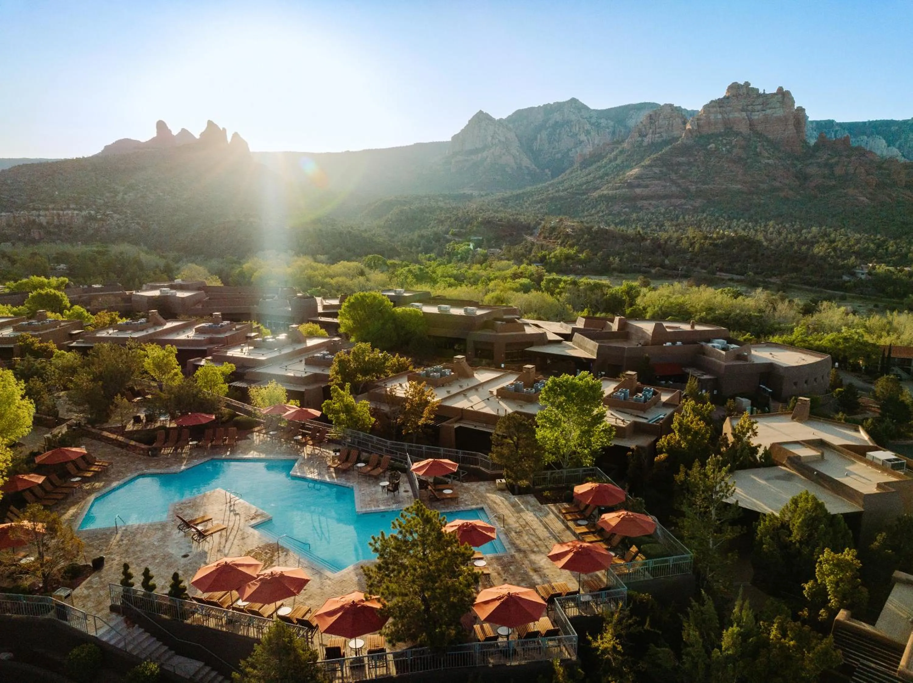 Swimming pool in Hyatt Vacation Club at Pinon Pointe, Sedona