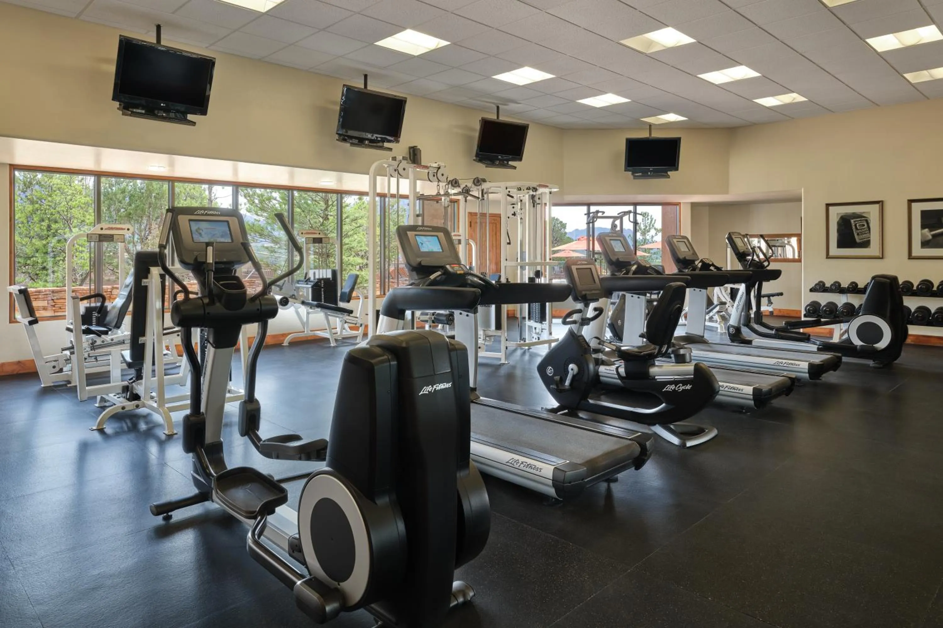 Fitness centre/facilities in Hyatt Vacation Club at Pinon Pointe, Sedona