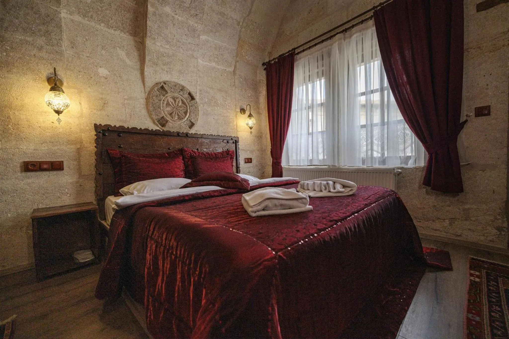 Bed in Shadow Cave House