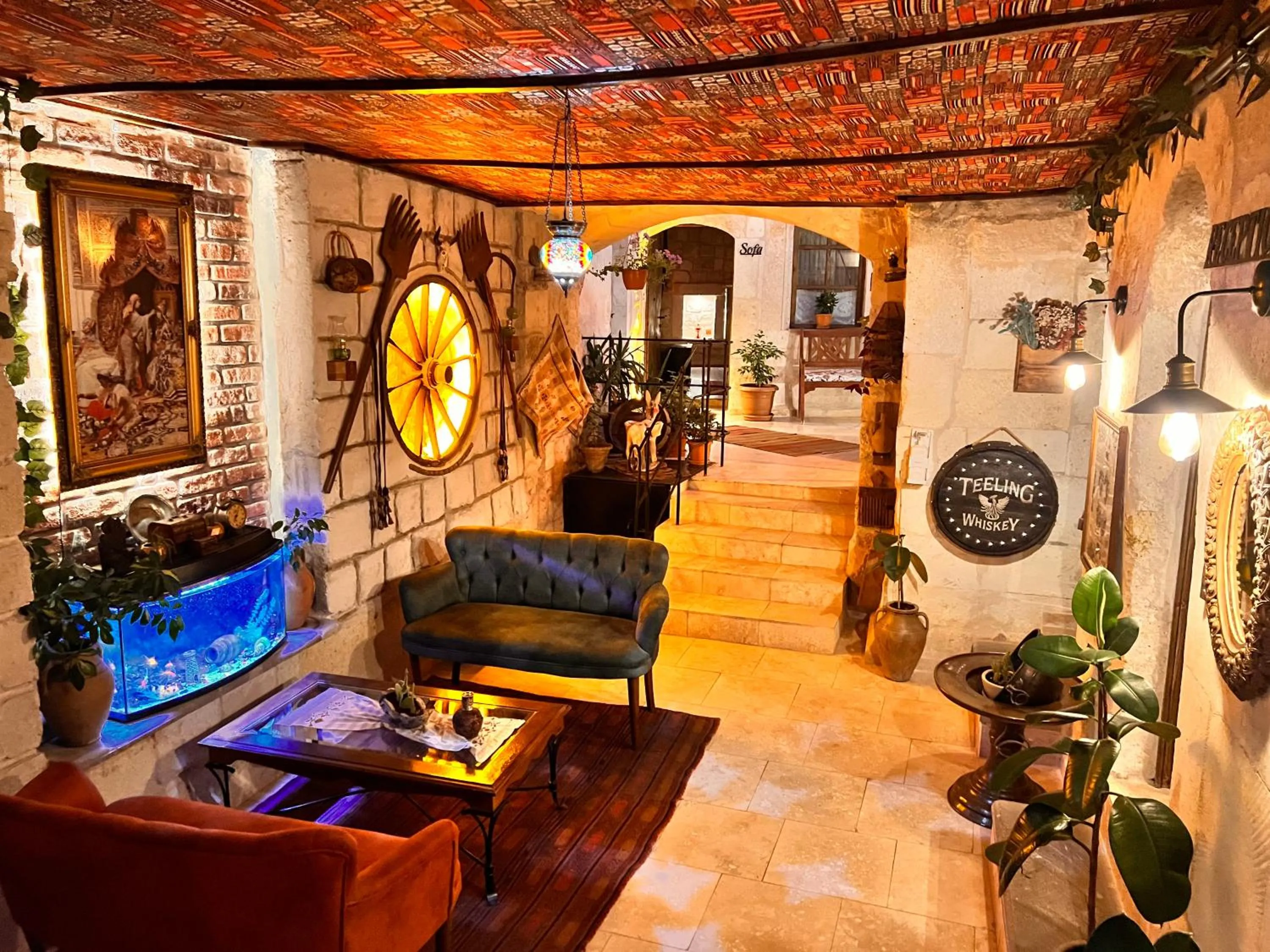 Lobby or reception in Shadow Cave House