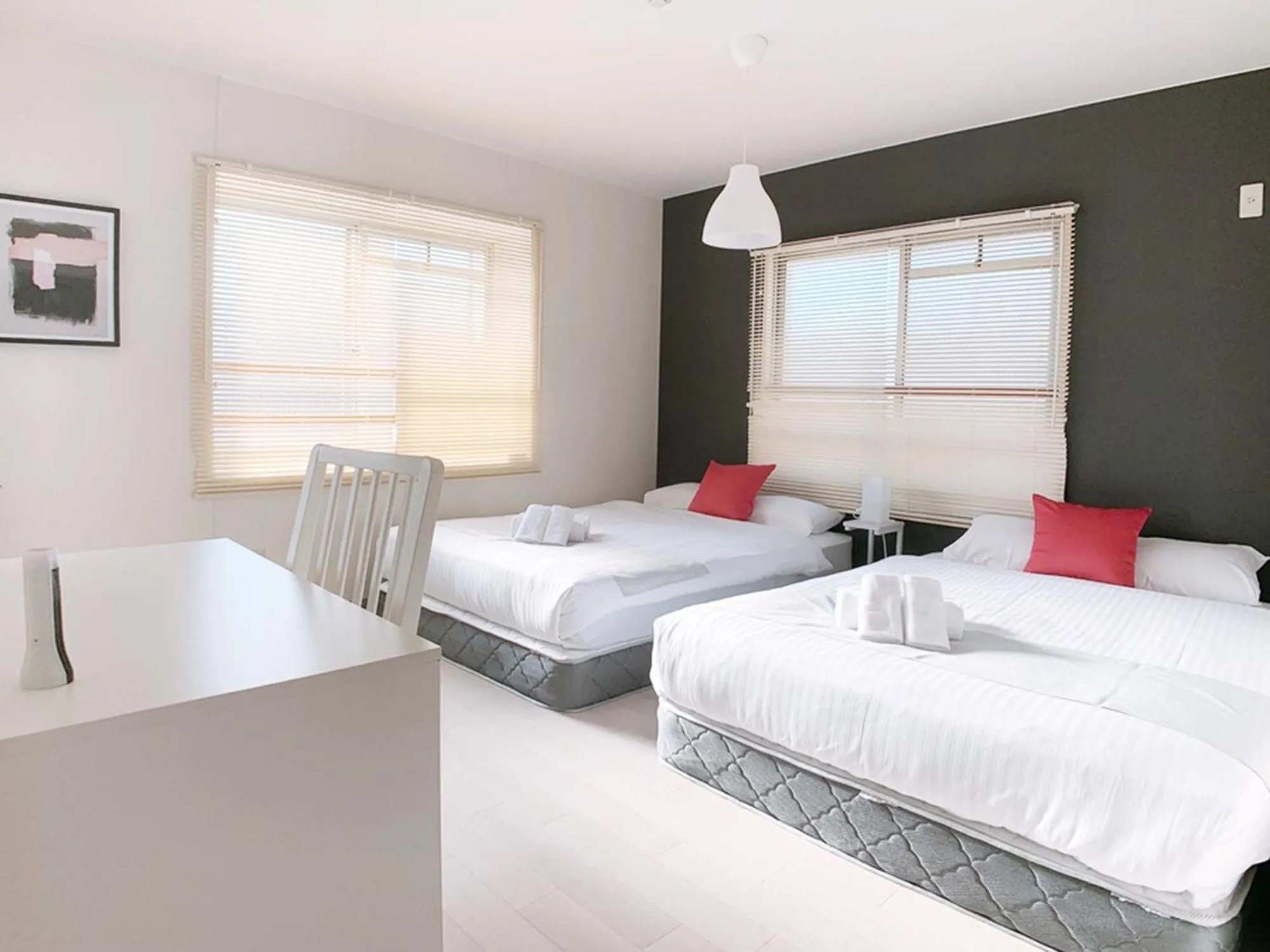 Bed in OUCHI HOTEL Kanayama-cho with Dogs