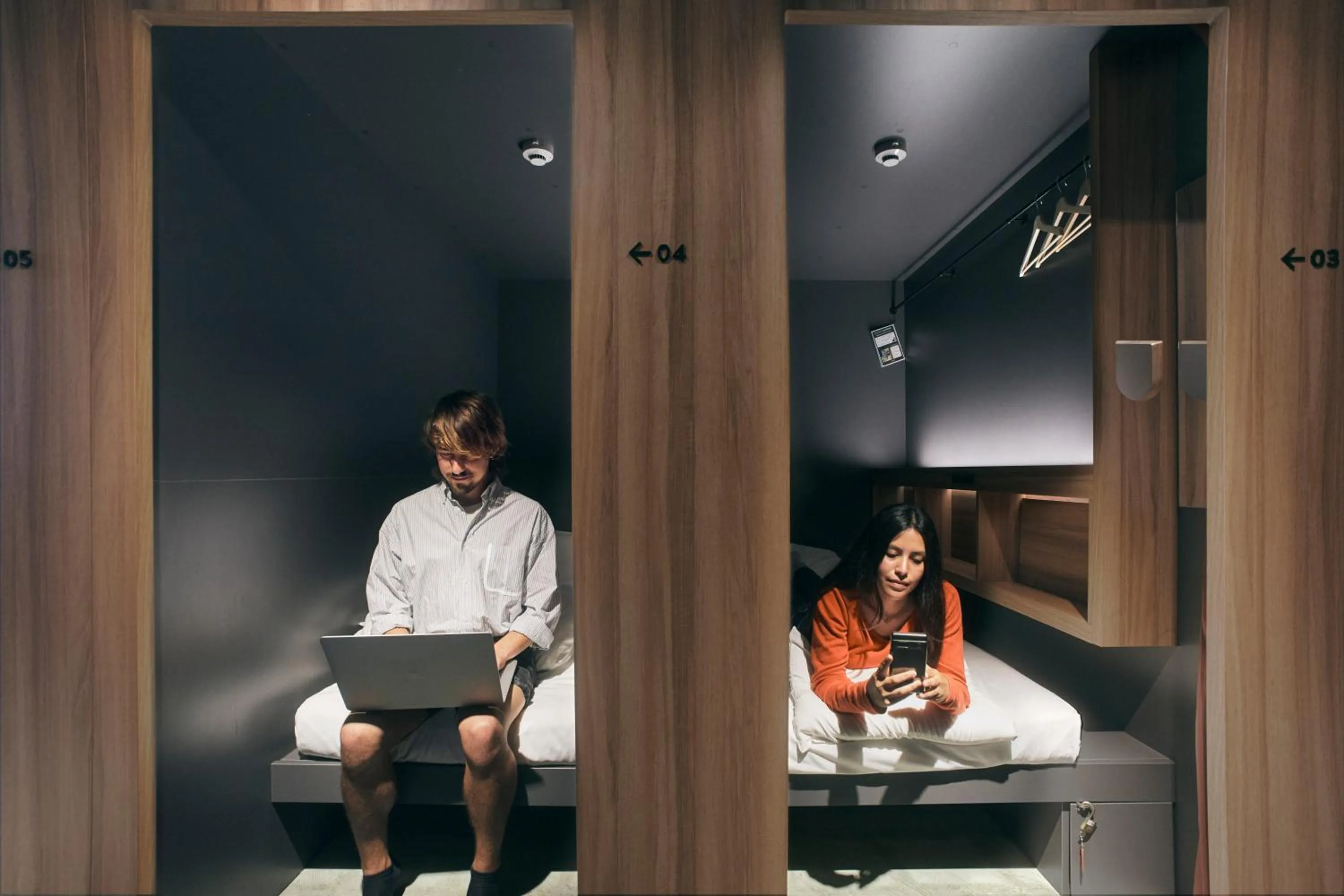 Bed in UNPLAN Fukuoka