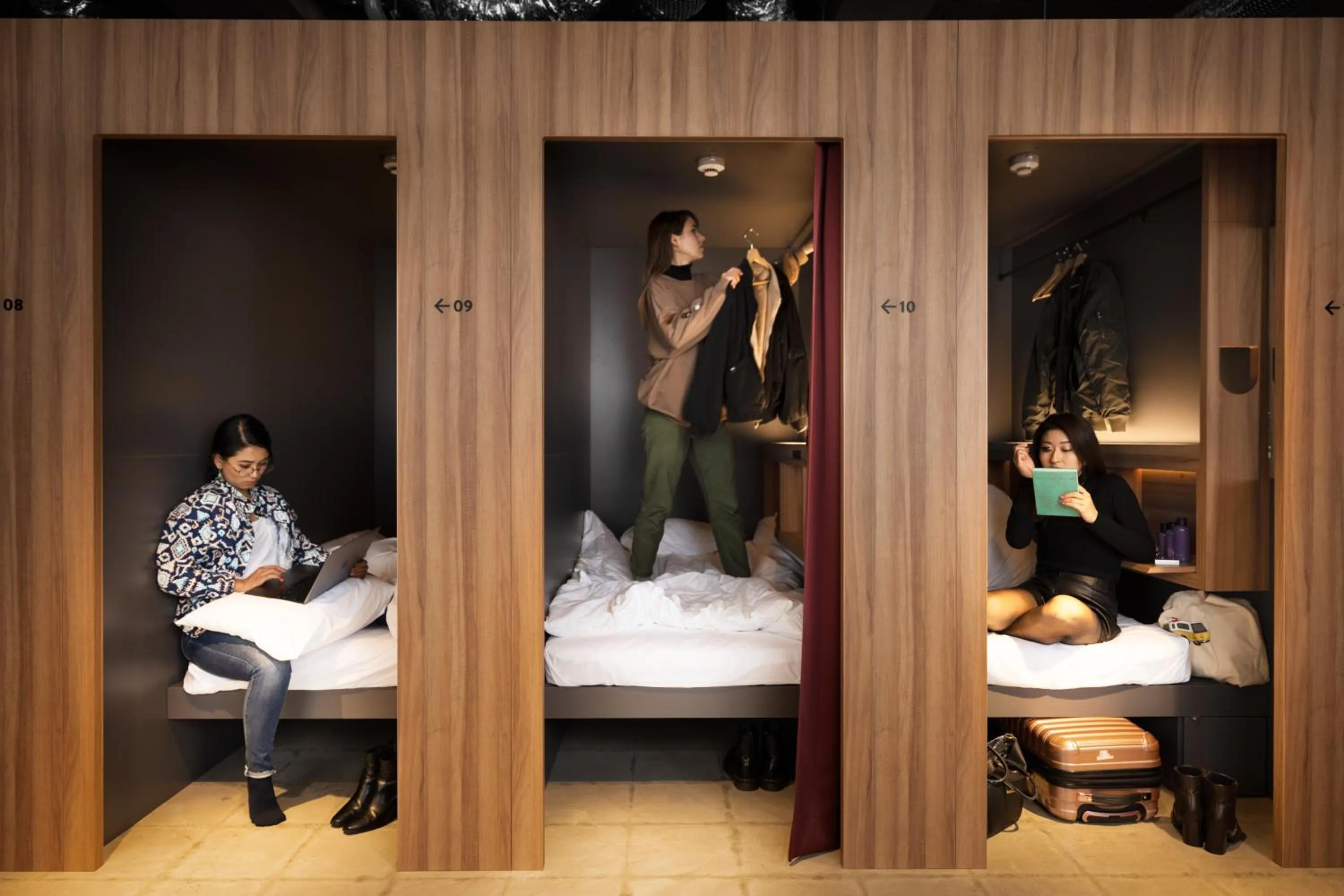 Bed in UNPLAN Fukuoka